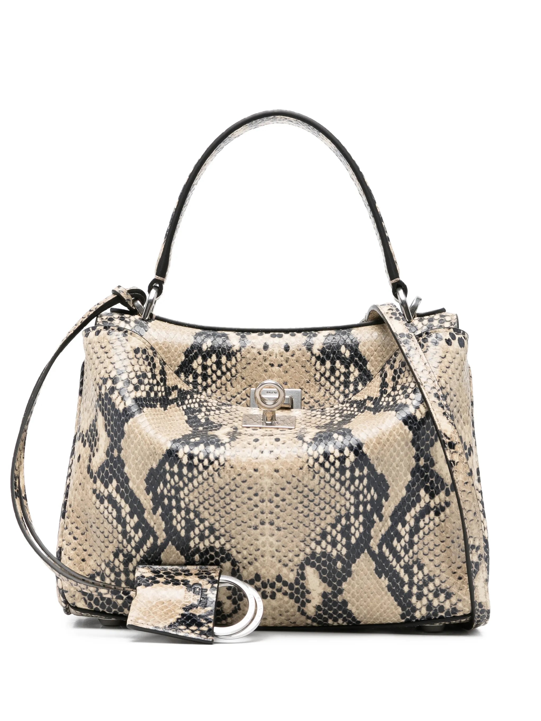 Rodeo snakeskin-effect tote bag