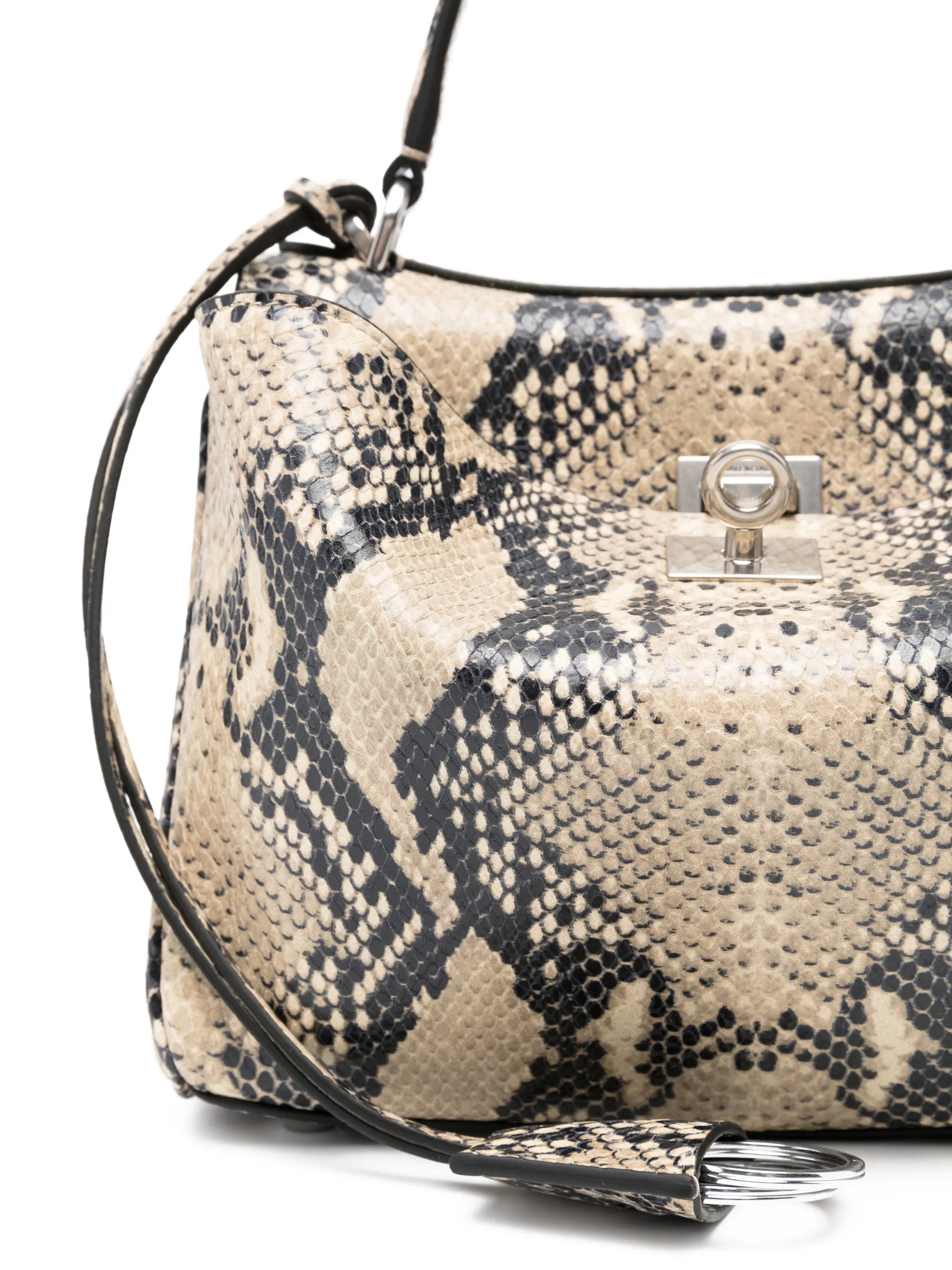 Rodeo snakeskin-effect tote bag