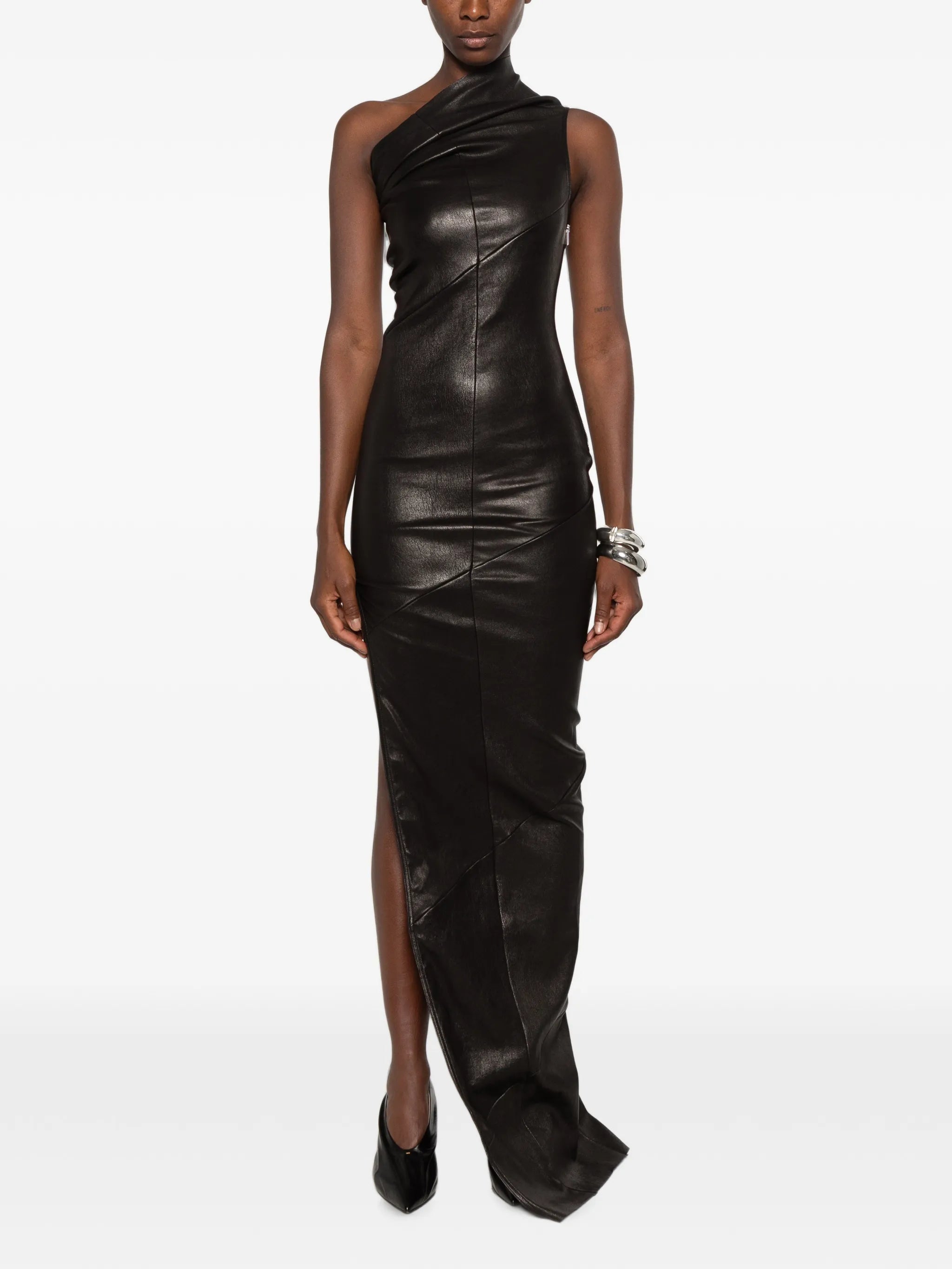 Athena one-shoulder maxi dress