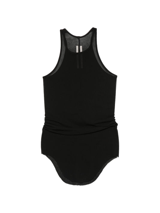 ribbed-knit tank top