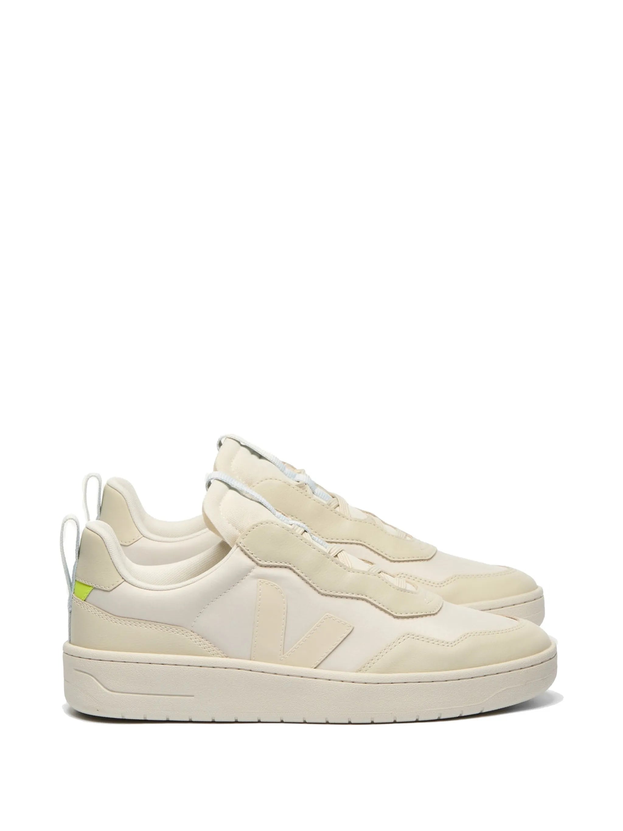 x CFCL V-90 leather sneakers
