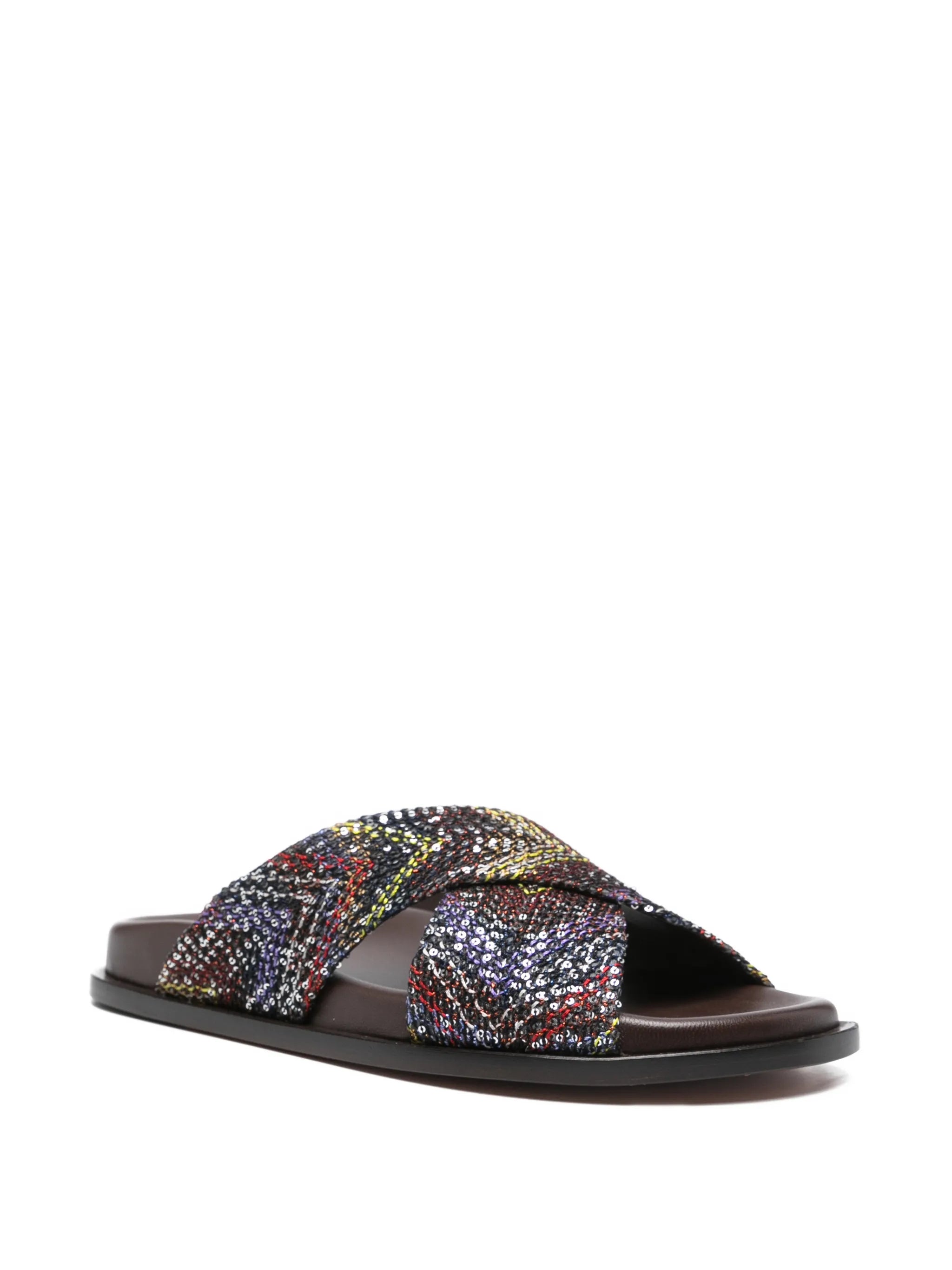 criss-cross-strap sandals