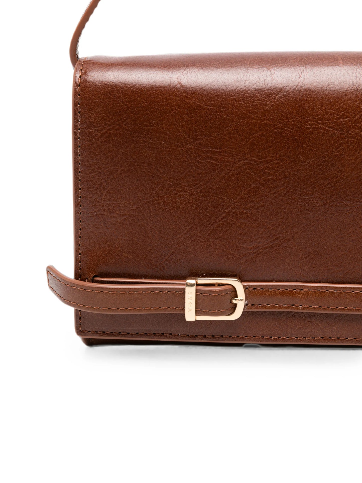 River leather shoulder bag