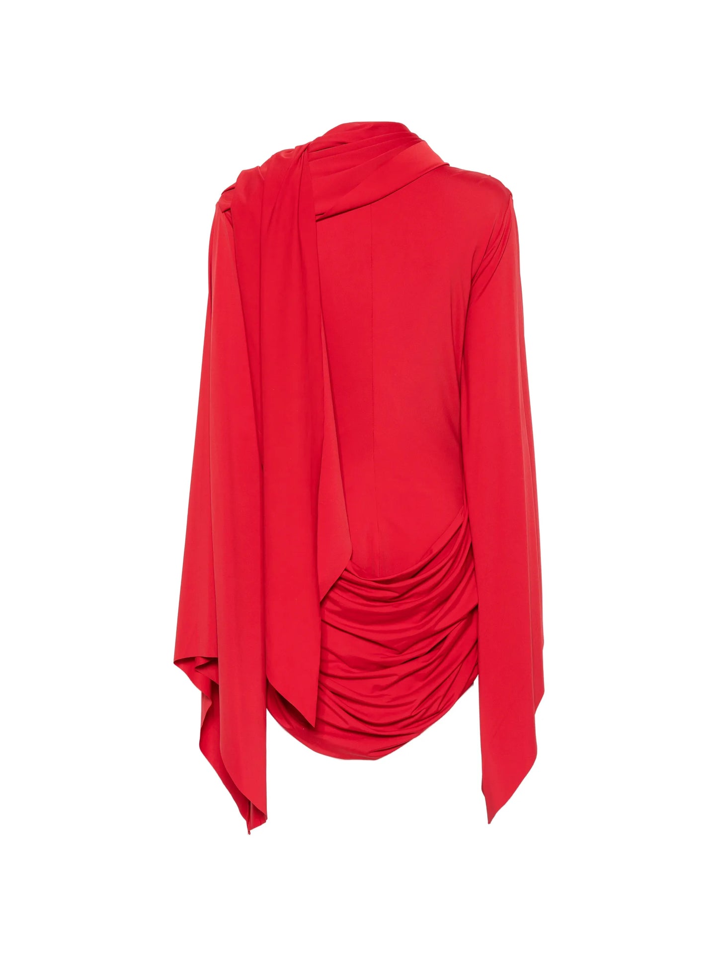 Perisa draped-detail mini dress