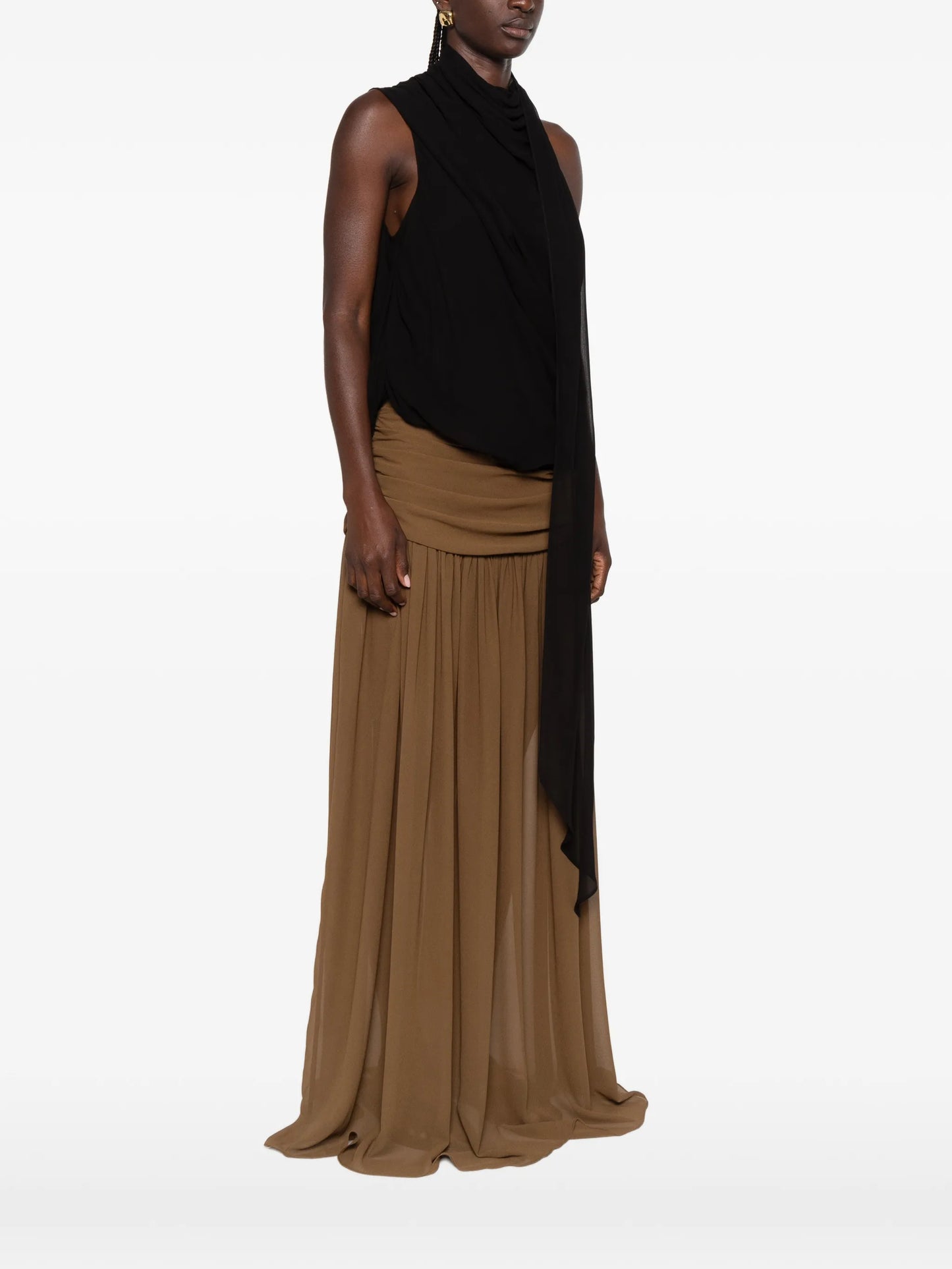Menorca draped top