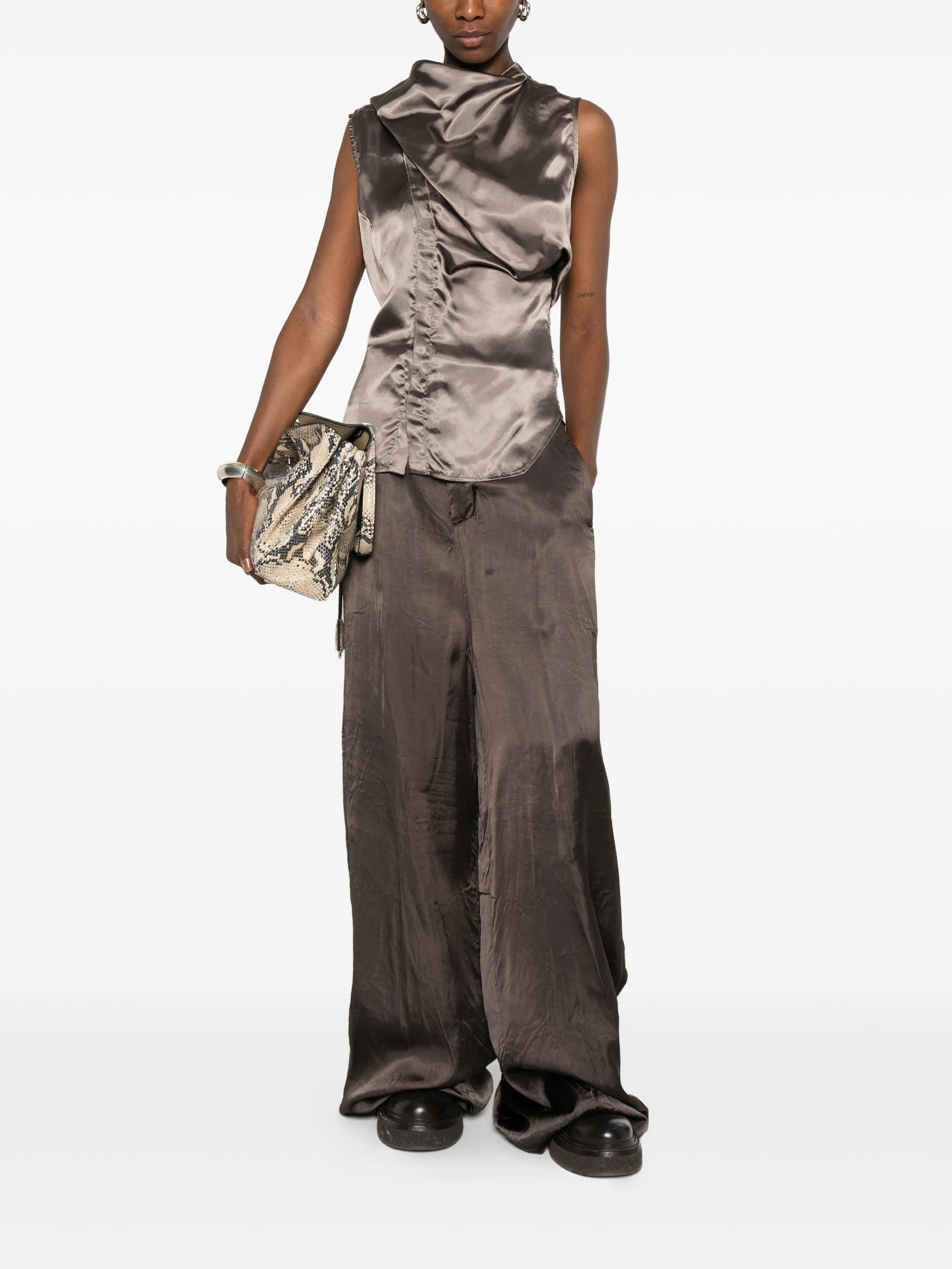 SL Island ruffled blouse