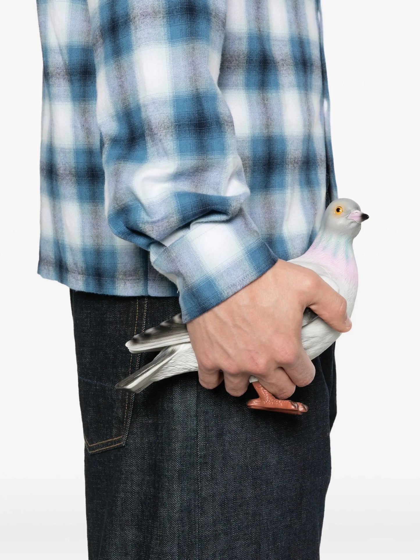 Pigeon clutch bag