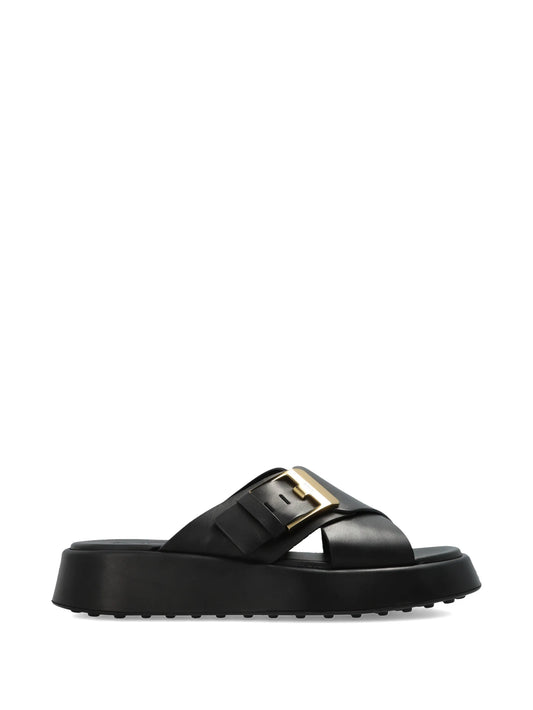 criss-cross mules