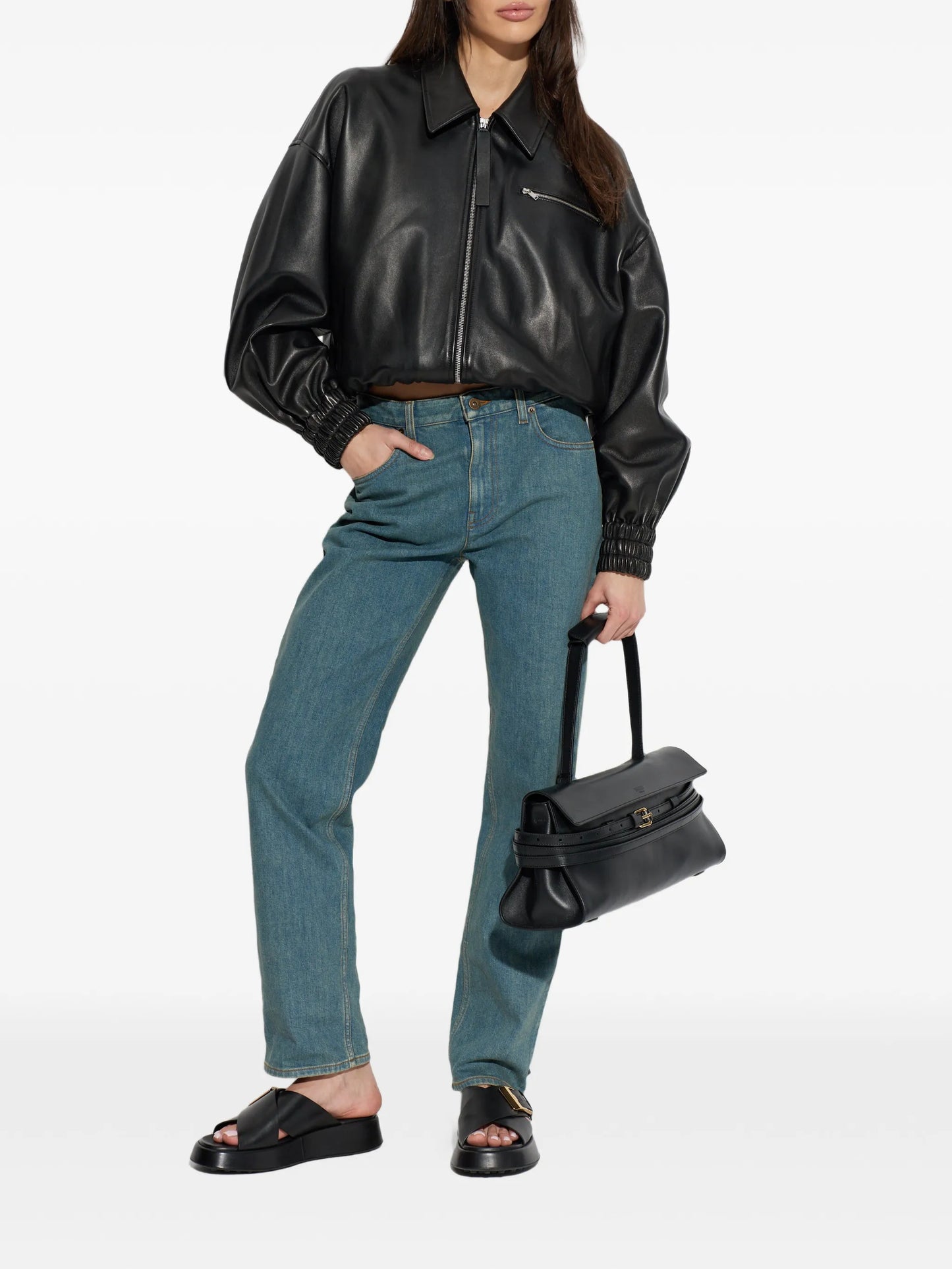 criss-cross mules