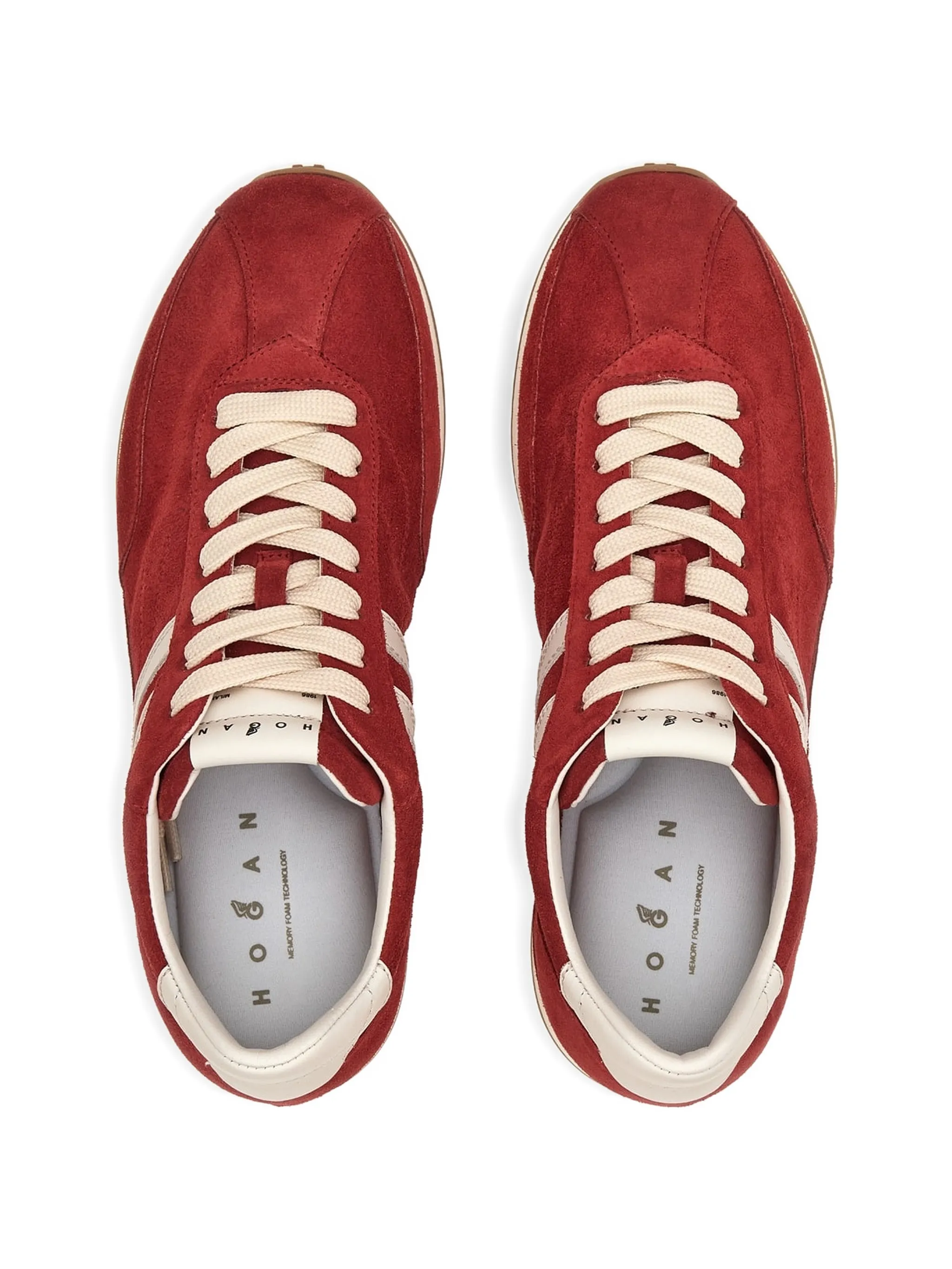 Athletic logo sneakers
