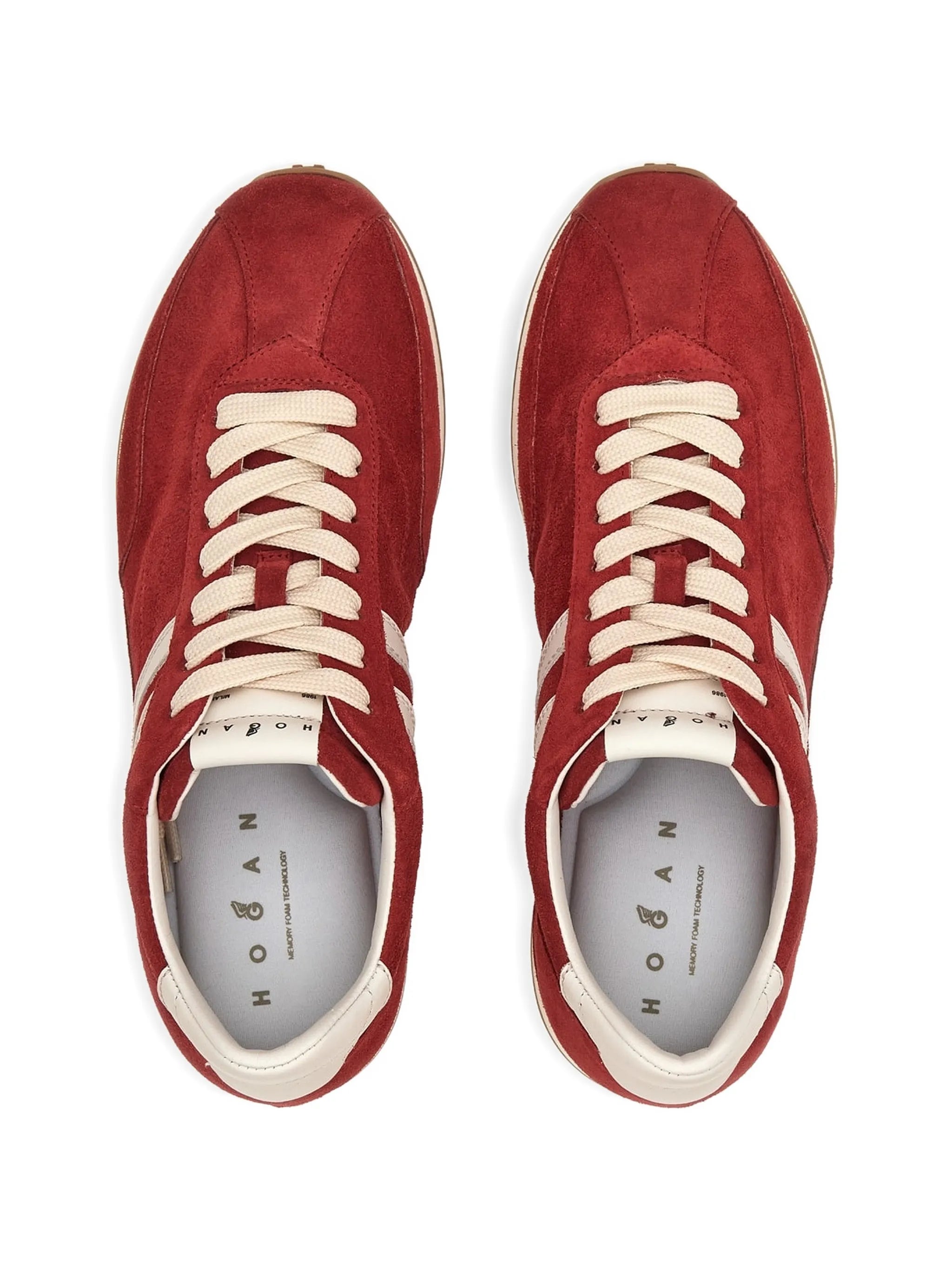 Athletic logo sneakers