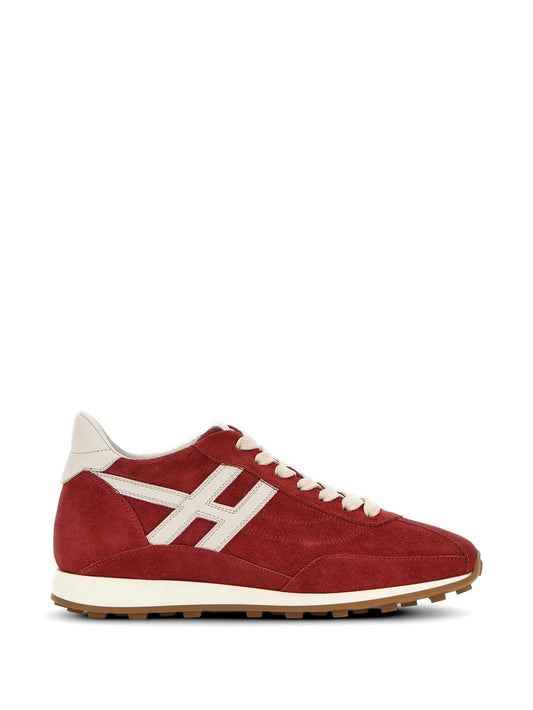 Athletic logo sneakers