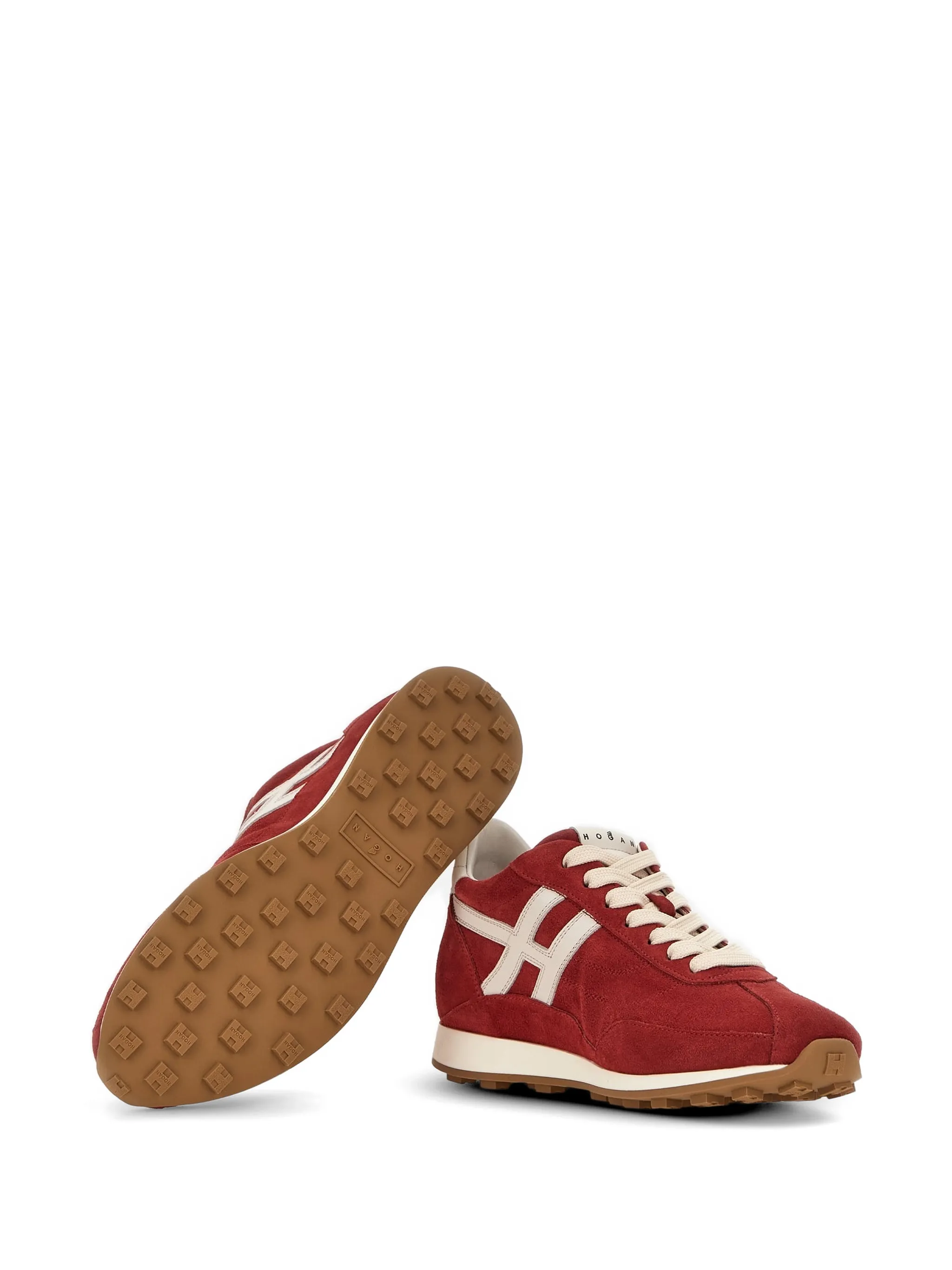 Athletic logo sneakers