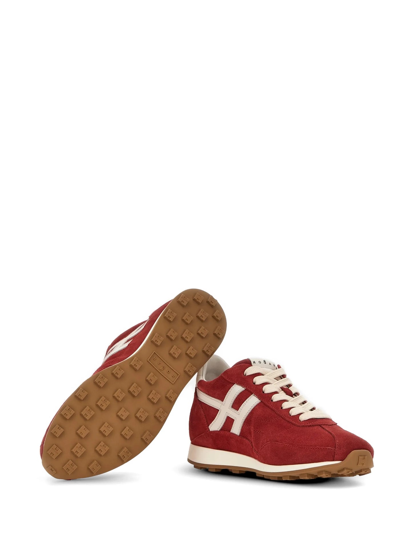 Athletic logo sneakers