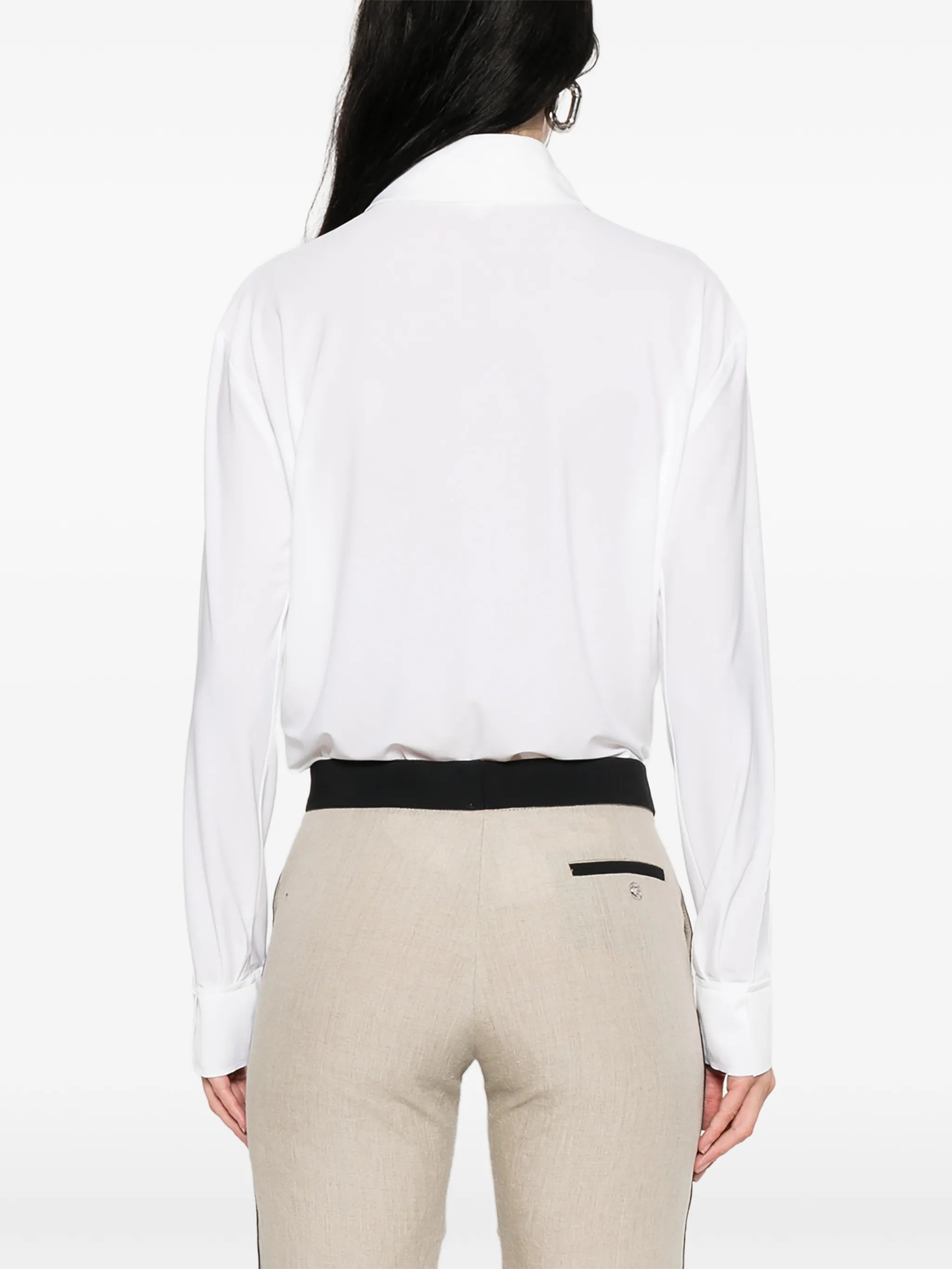 shirt-collar bodysuit