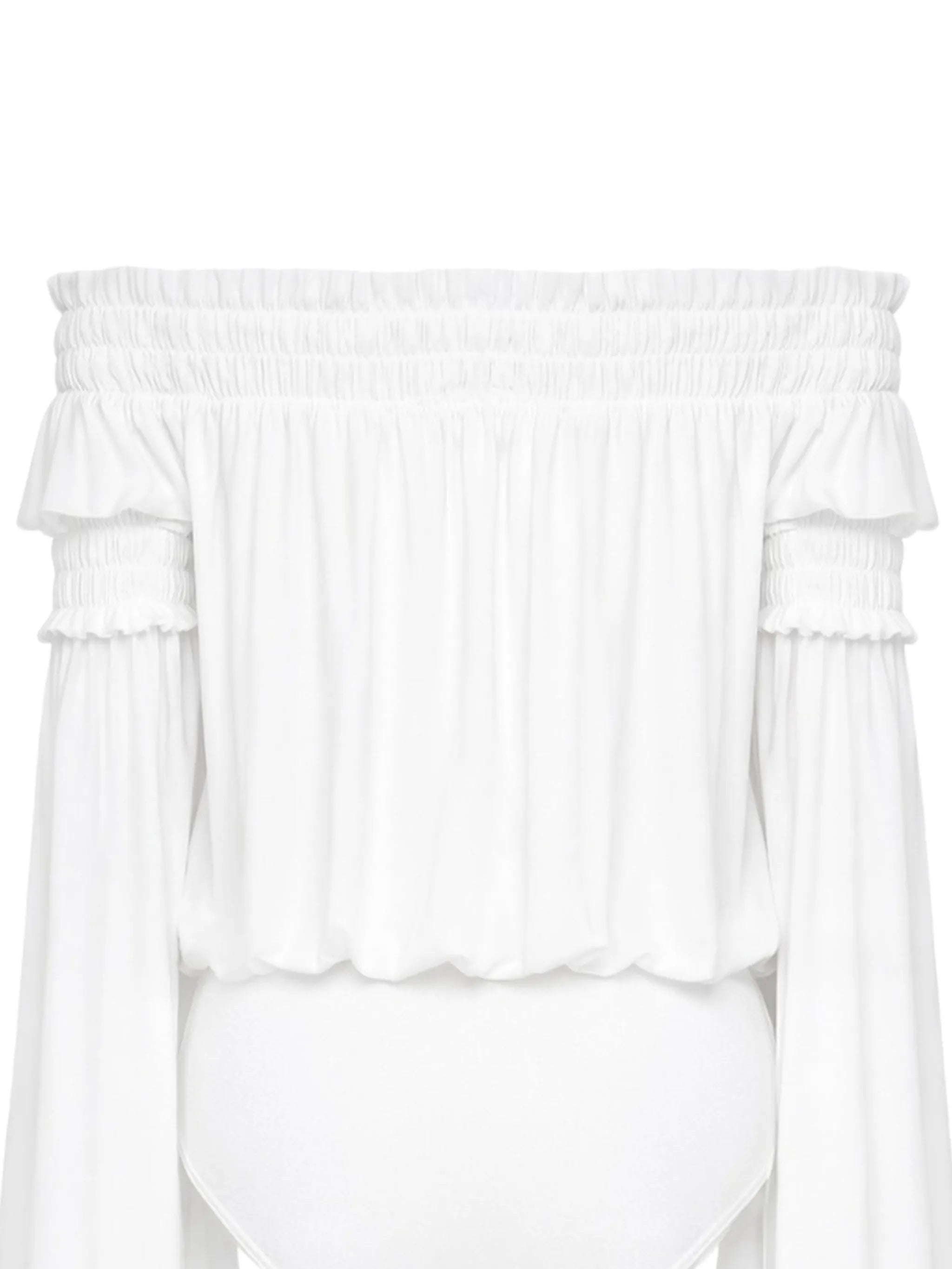handkerchief-sleeve bodysuit