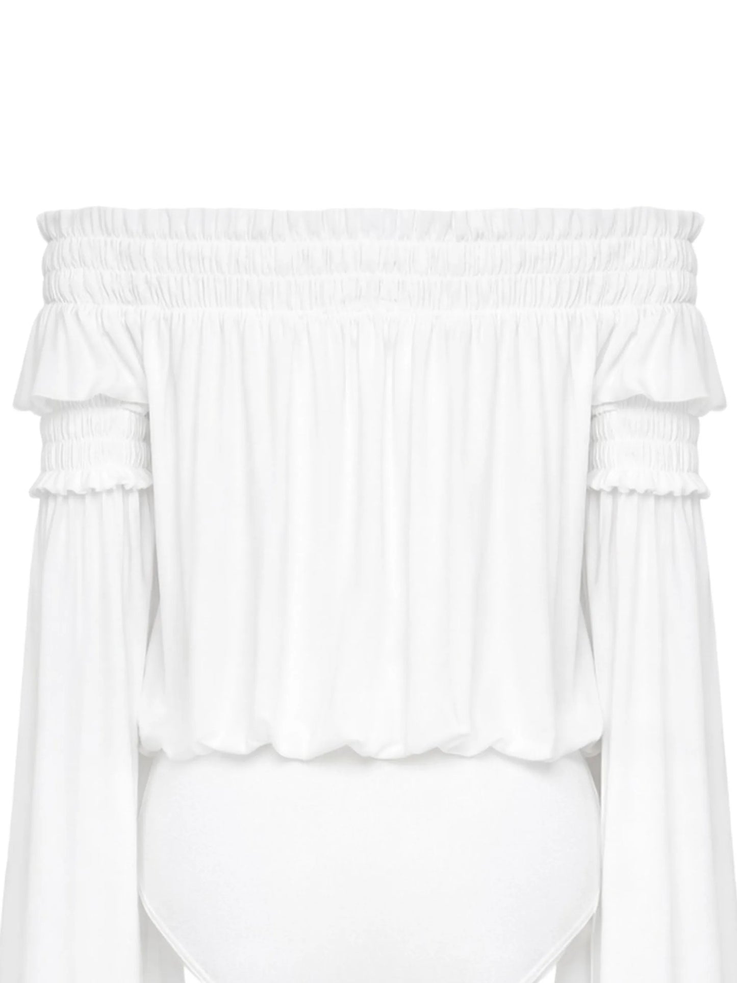 handkerchief-sleeve bodysuit