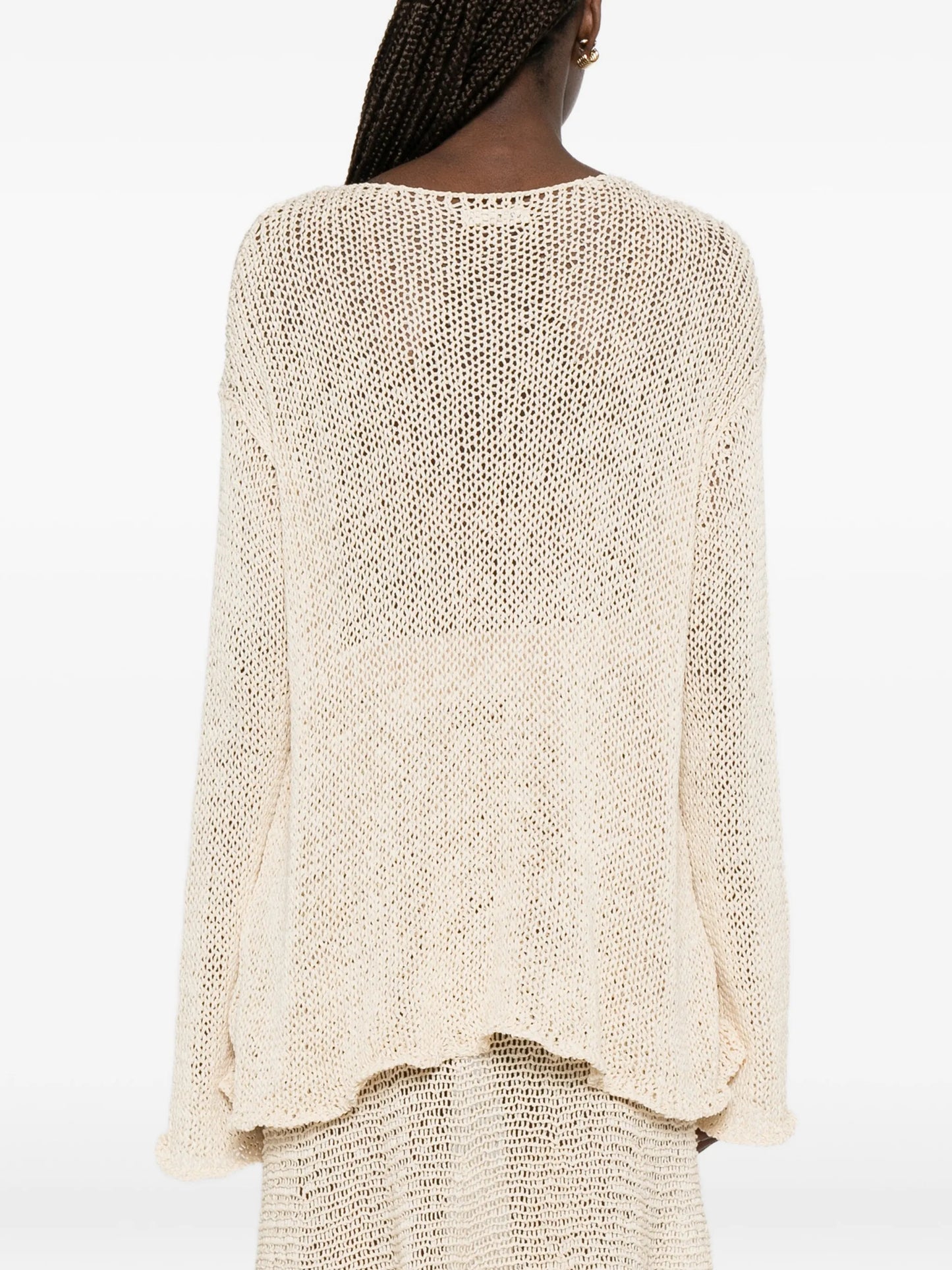 Davet open-knit top