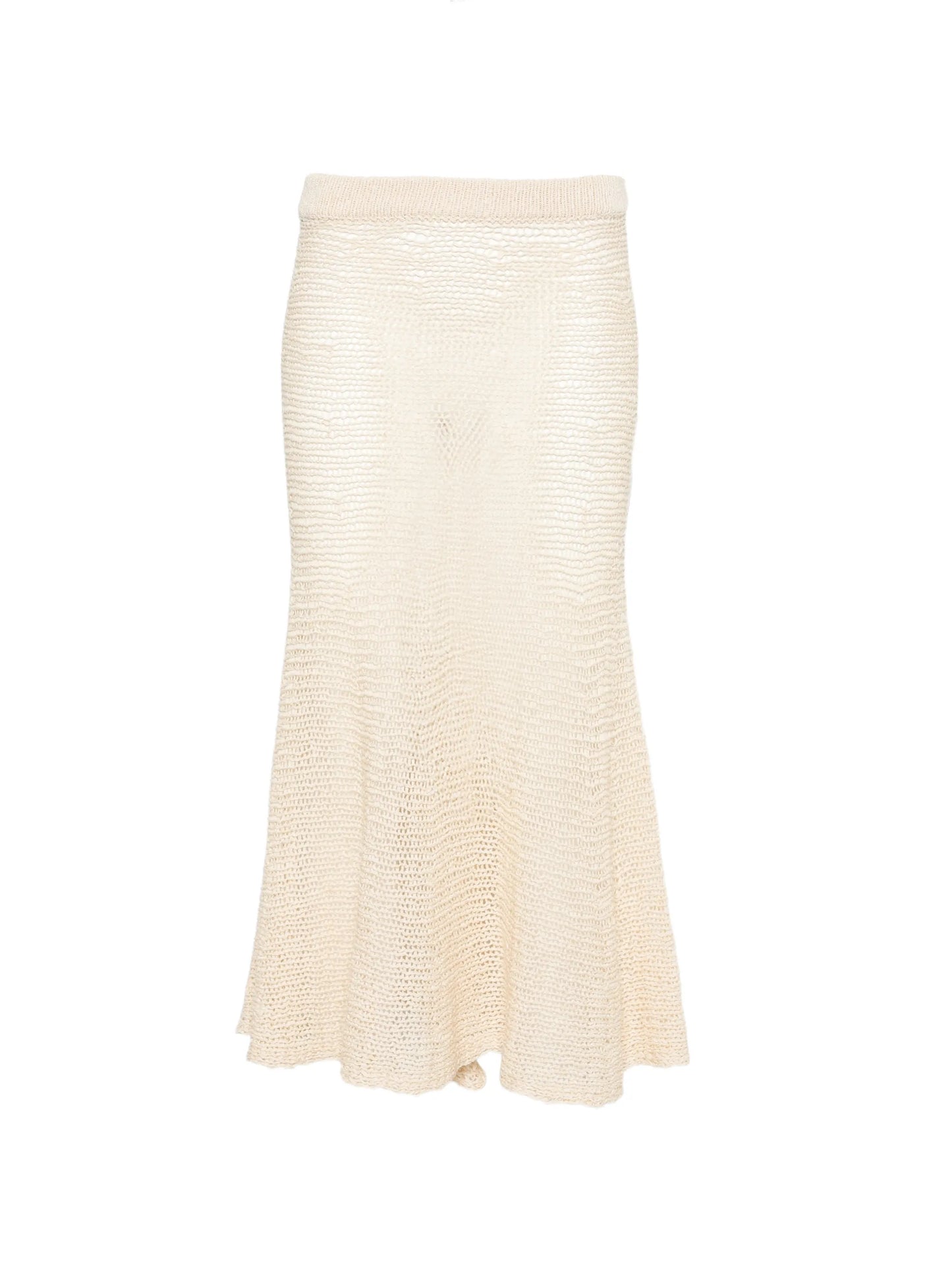 Inaya crochet-knit midi skirt