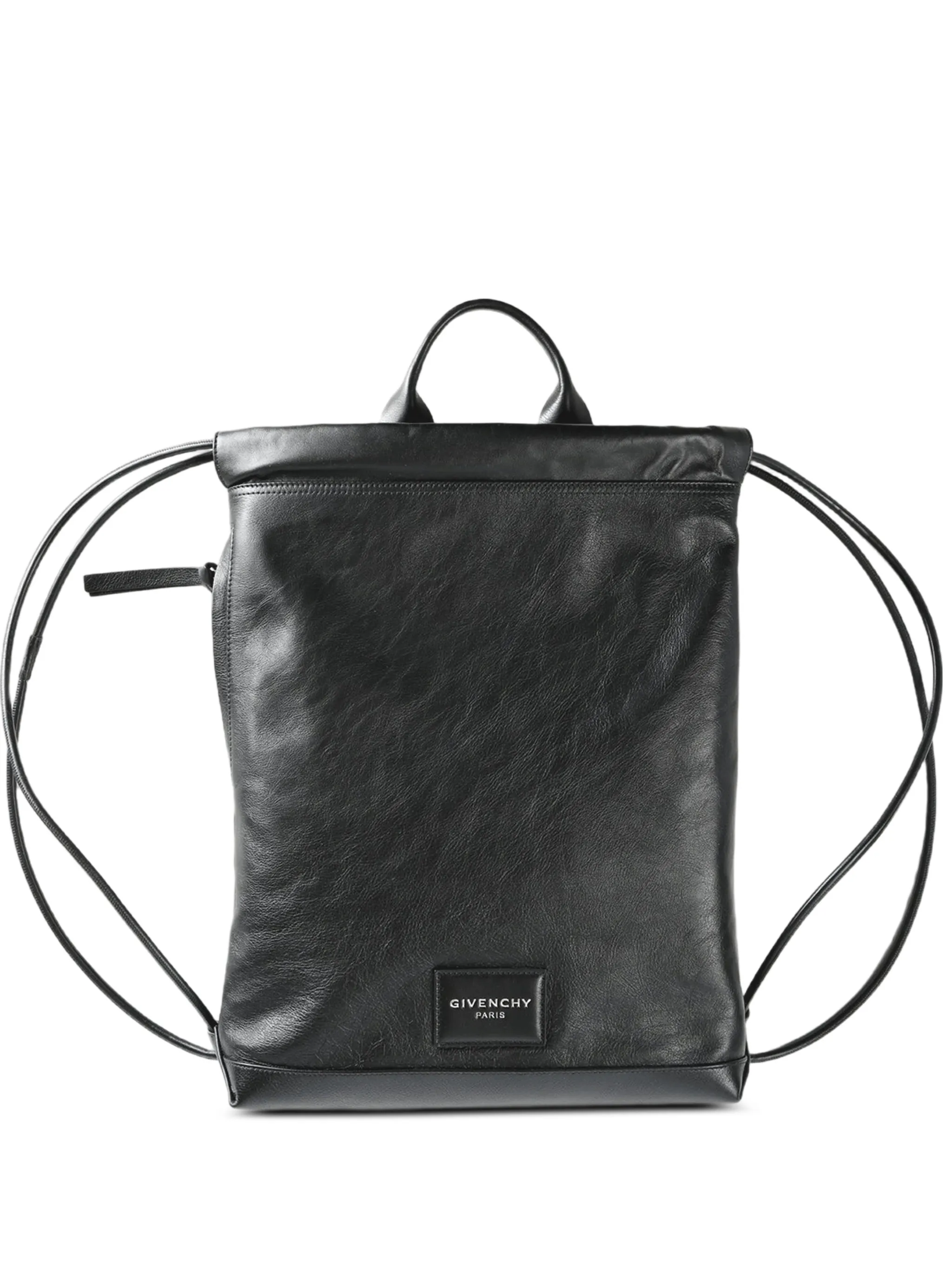 Antigona Stamped backpack in grained shiny leather