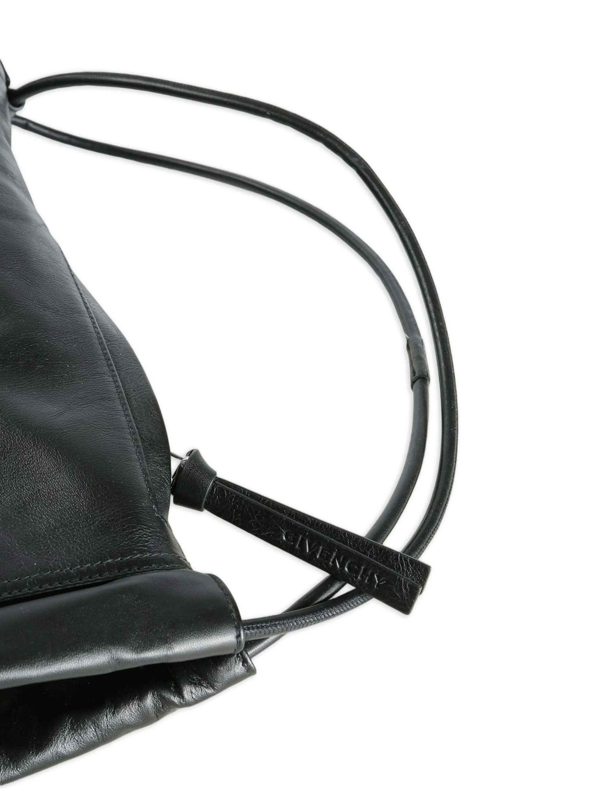 Antigona Stamped backpack in grained shiny leather
