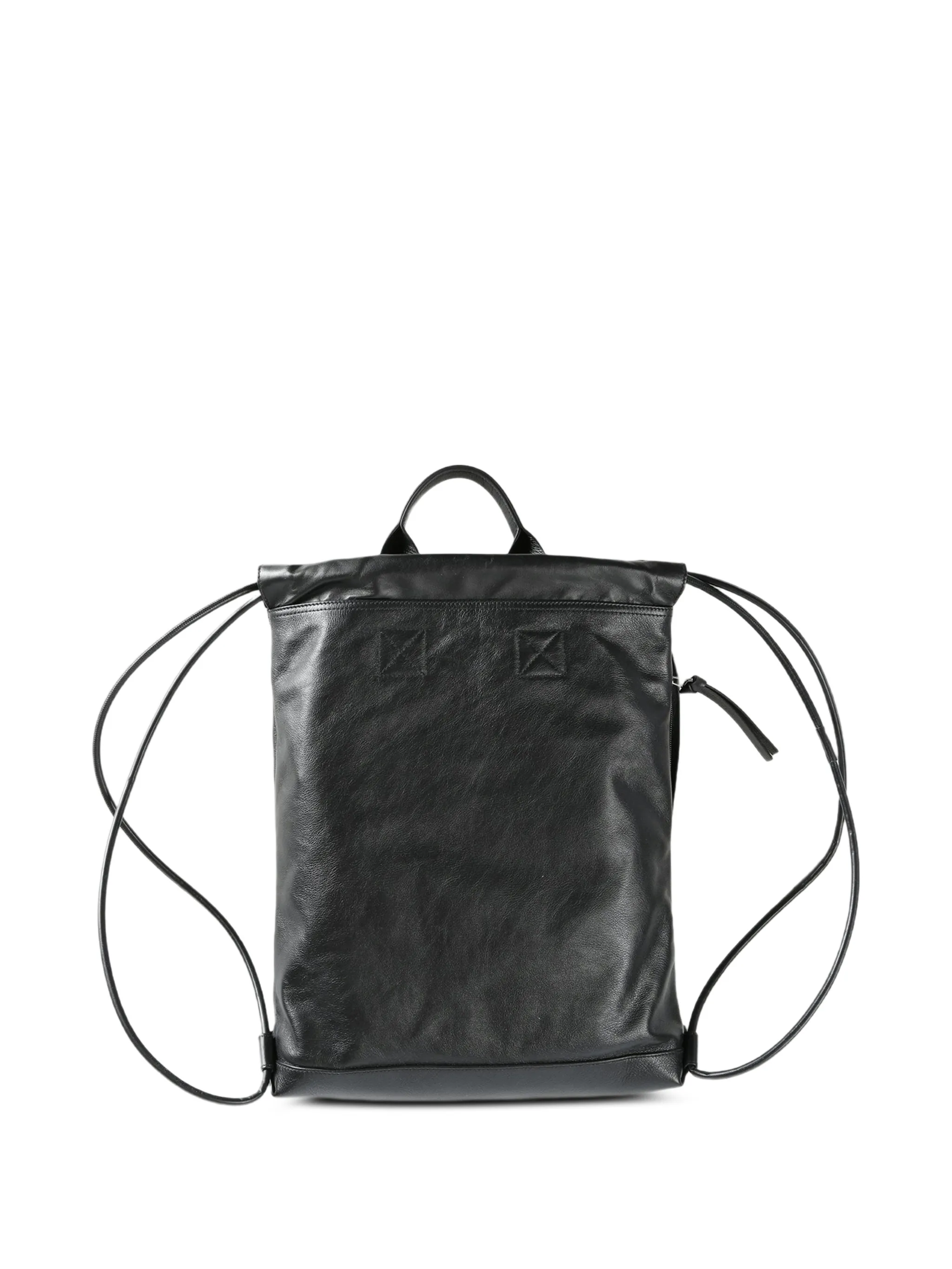 Antigona Stamped backpack in grained shiny leather