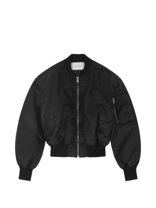zip-up bomber jacket