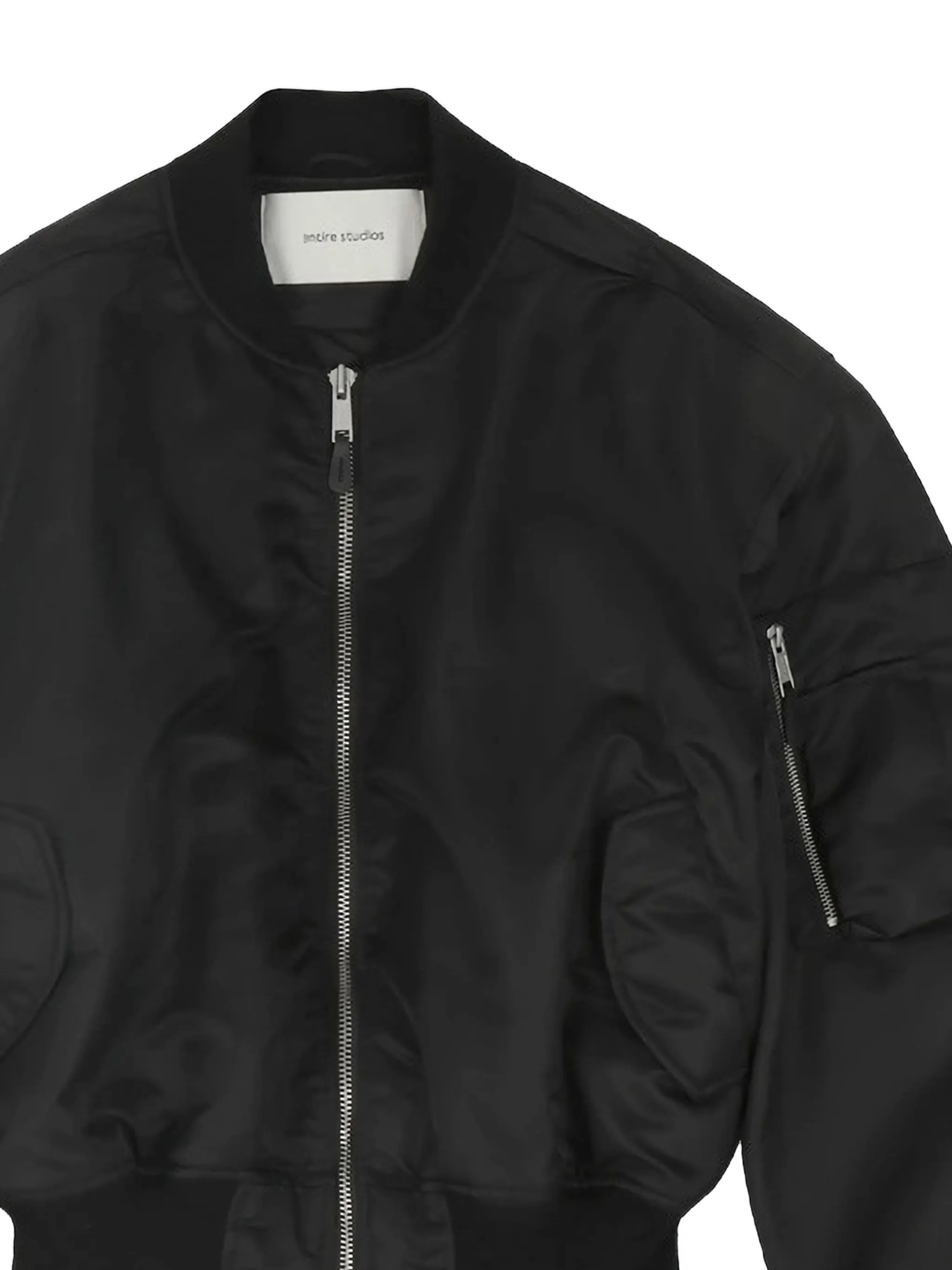 zip-up bomber jacket