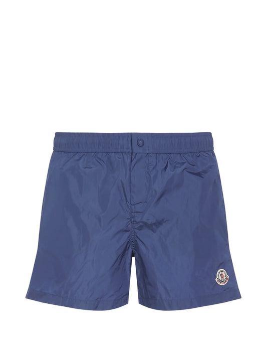 logo-patch swim shorts