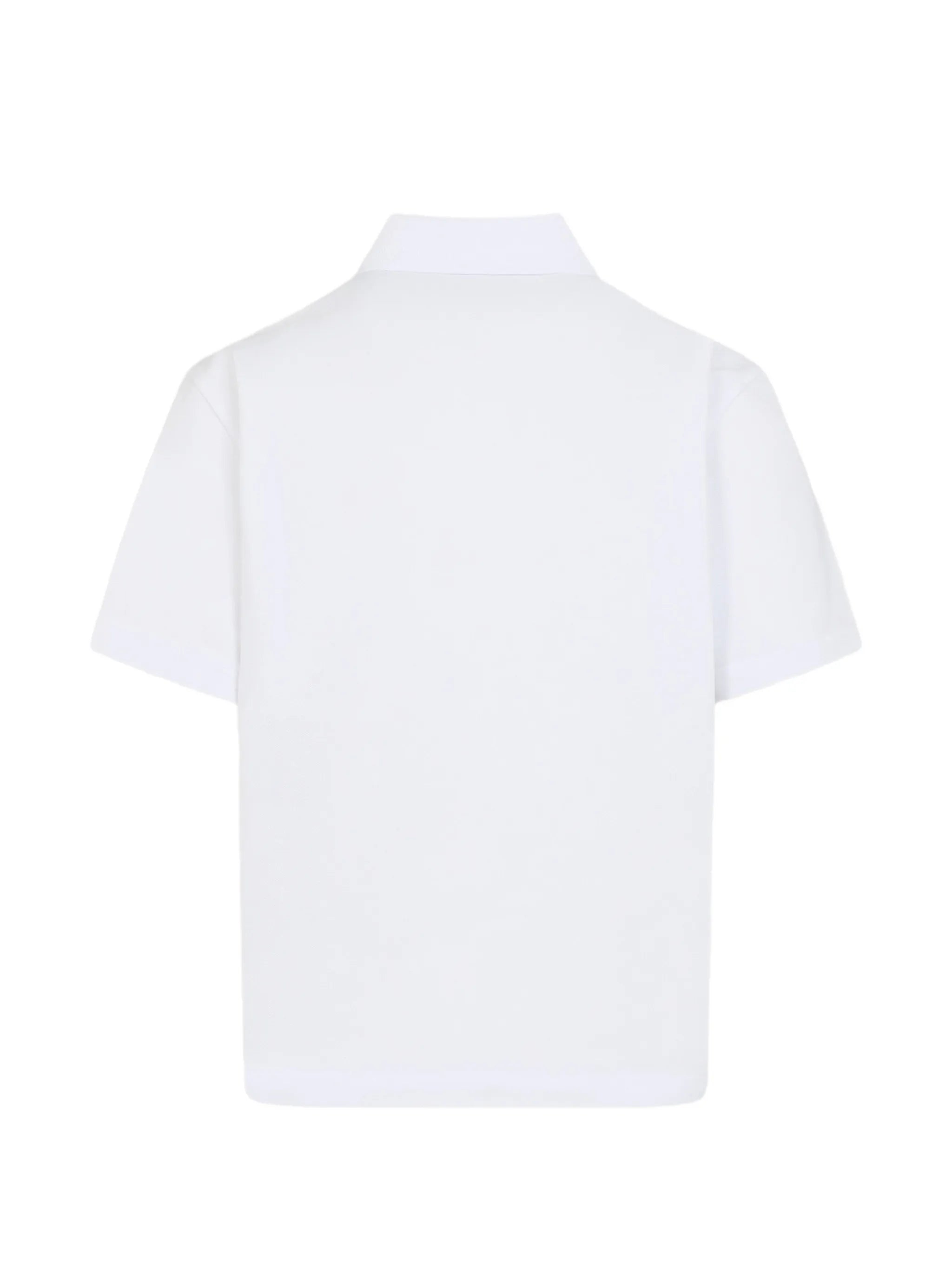 patch polo shirt