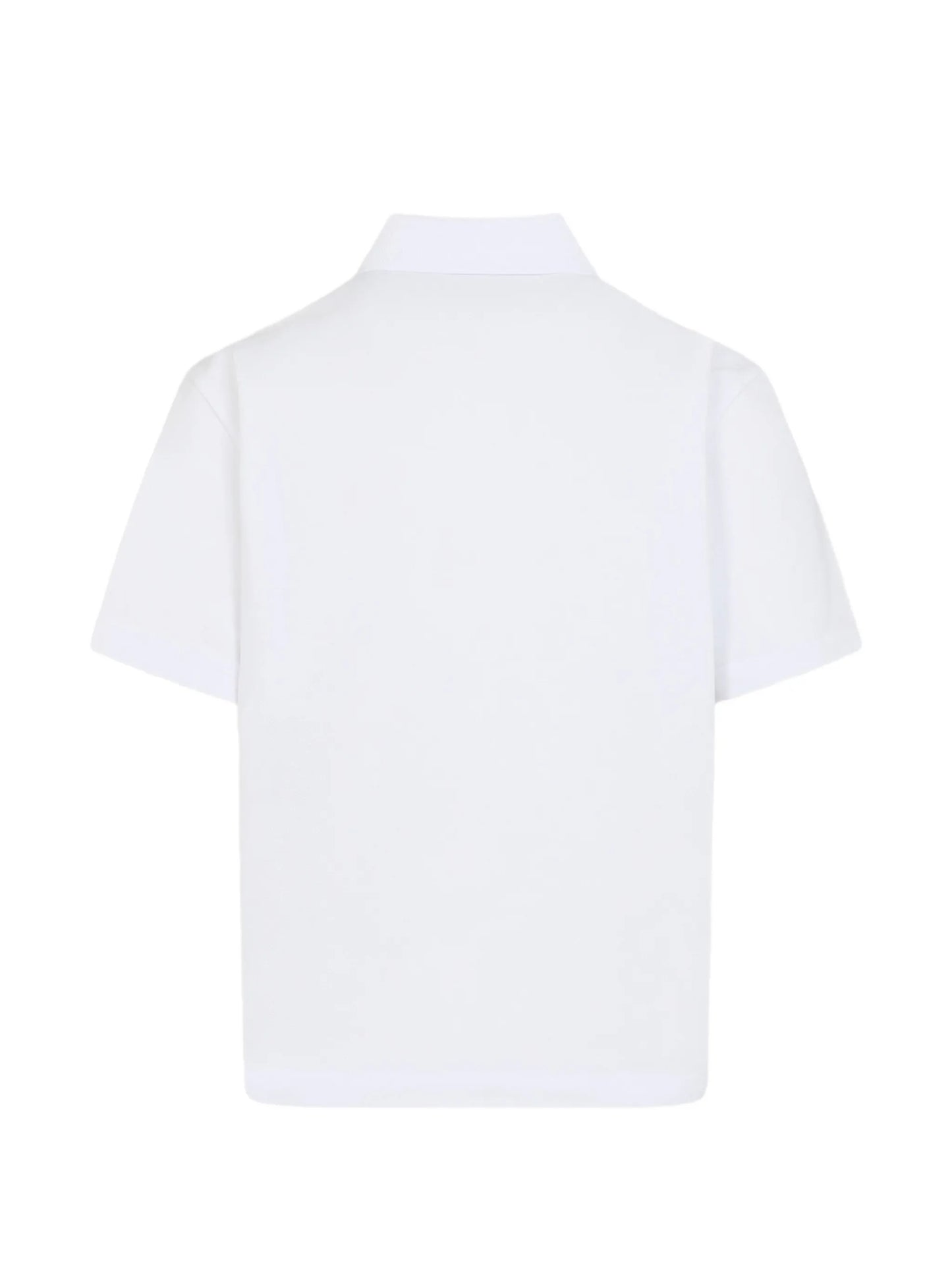 patch polo shirt