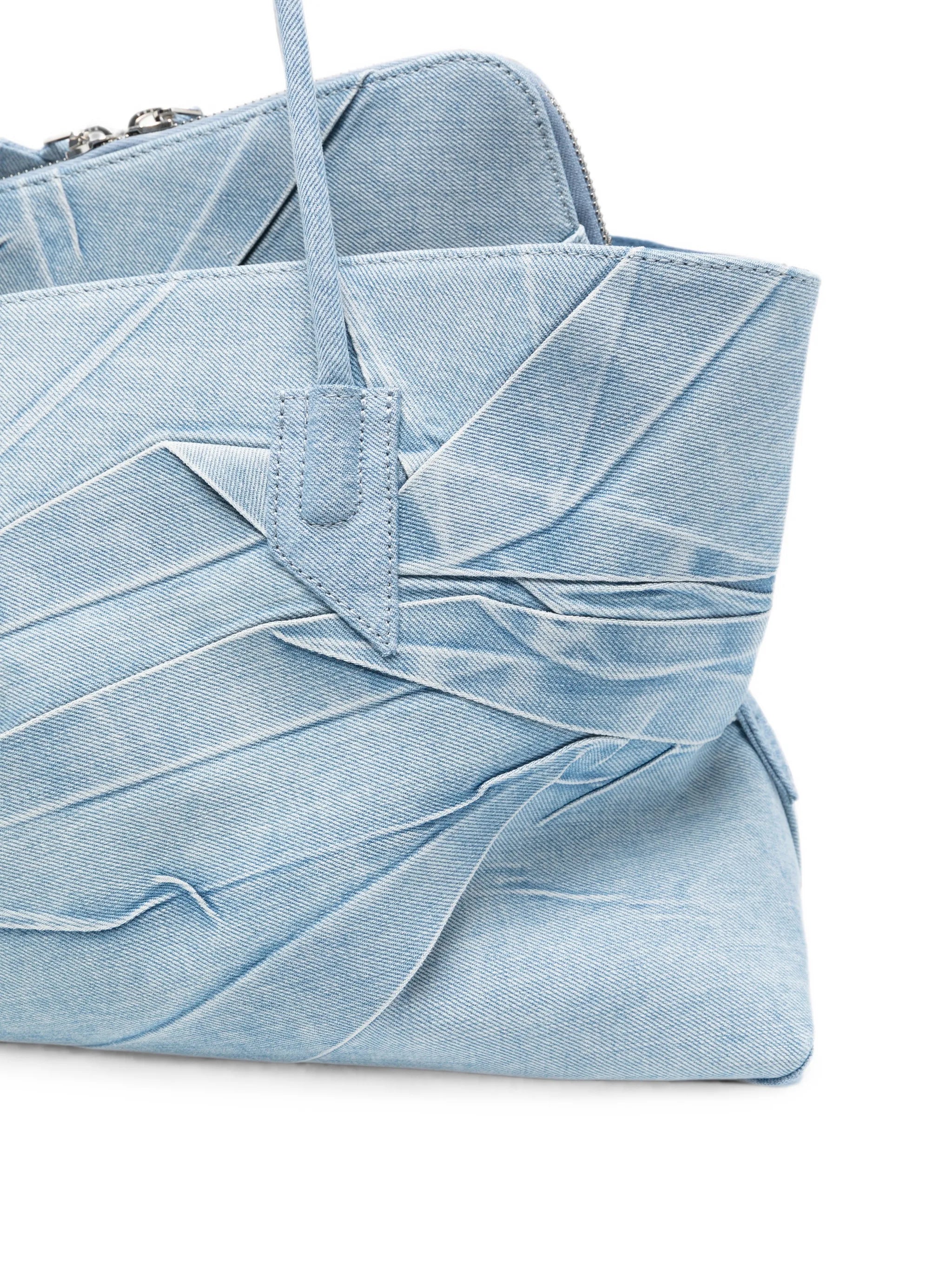 medium La Passeggiata panelled denim shoulder bag