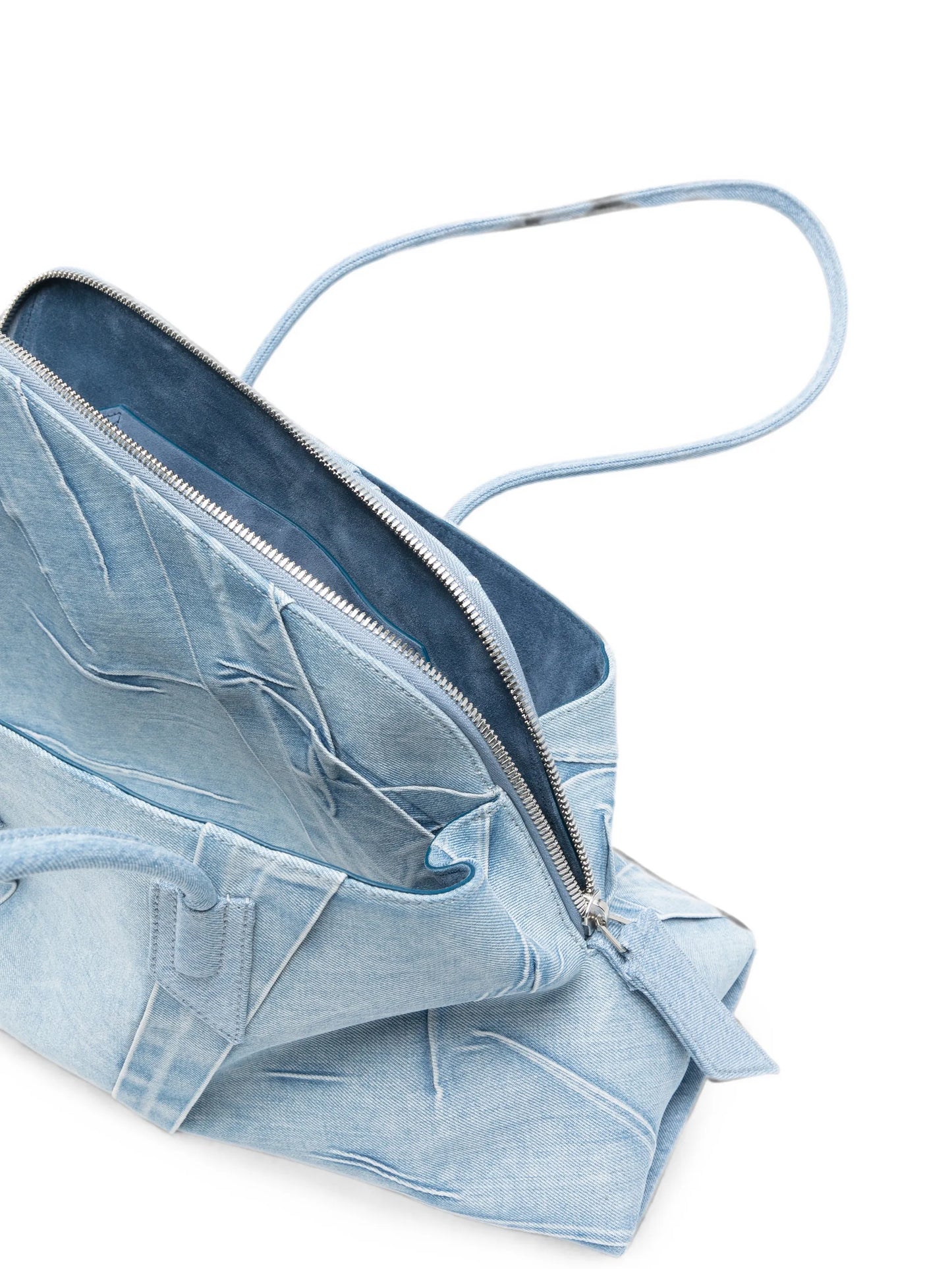 medium La Passeggiata panelled denim shoulder bag