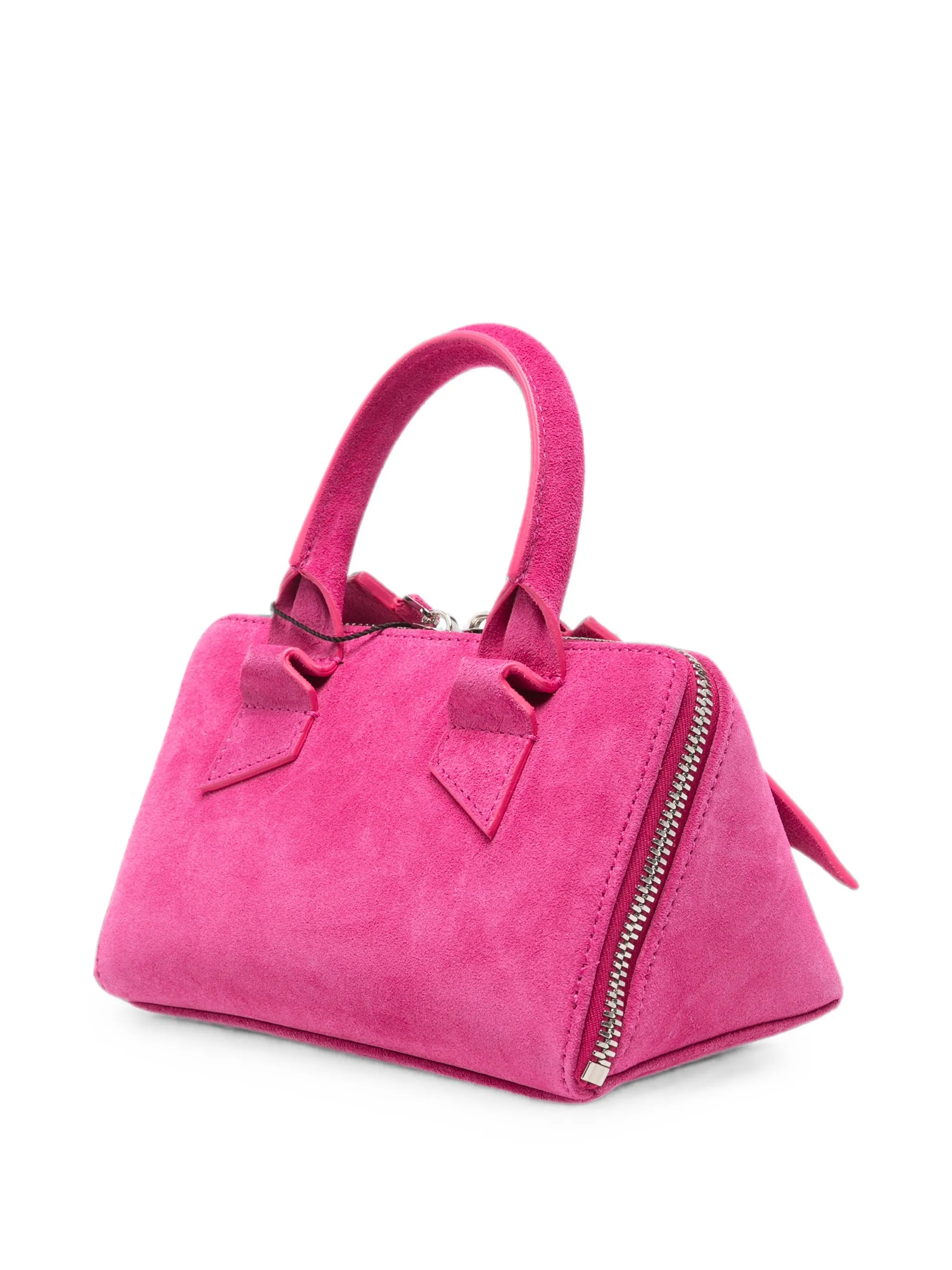 mini Friday suede top-handle tote bag
