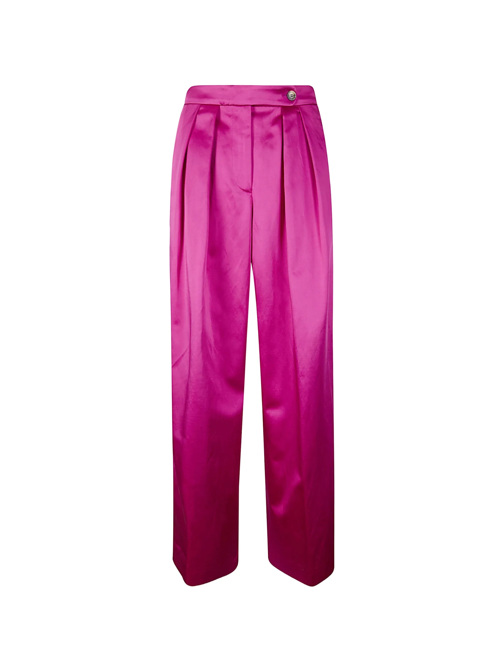 pleated button trousers