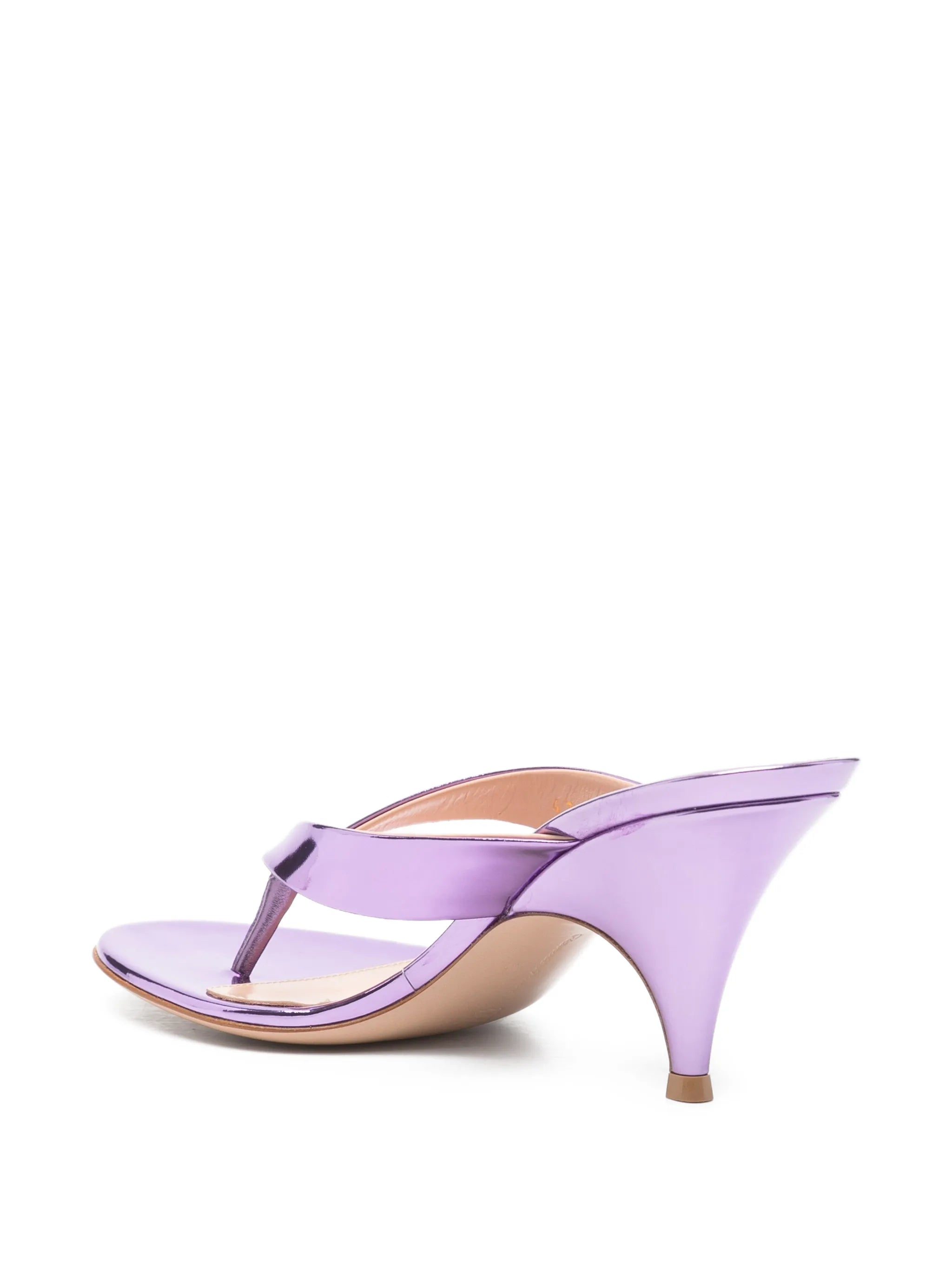 Sofia metallic thong sandals
