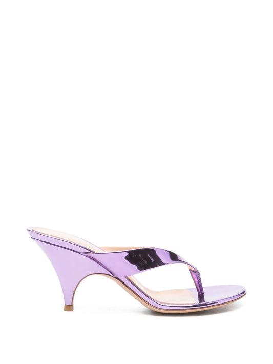 Sofia metallic thong sandals
