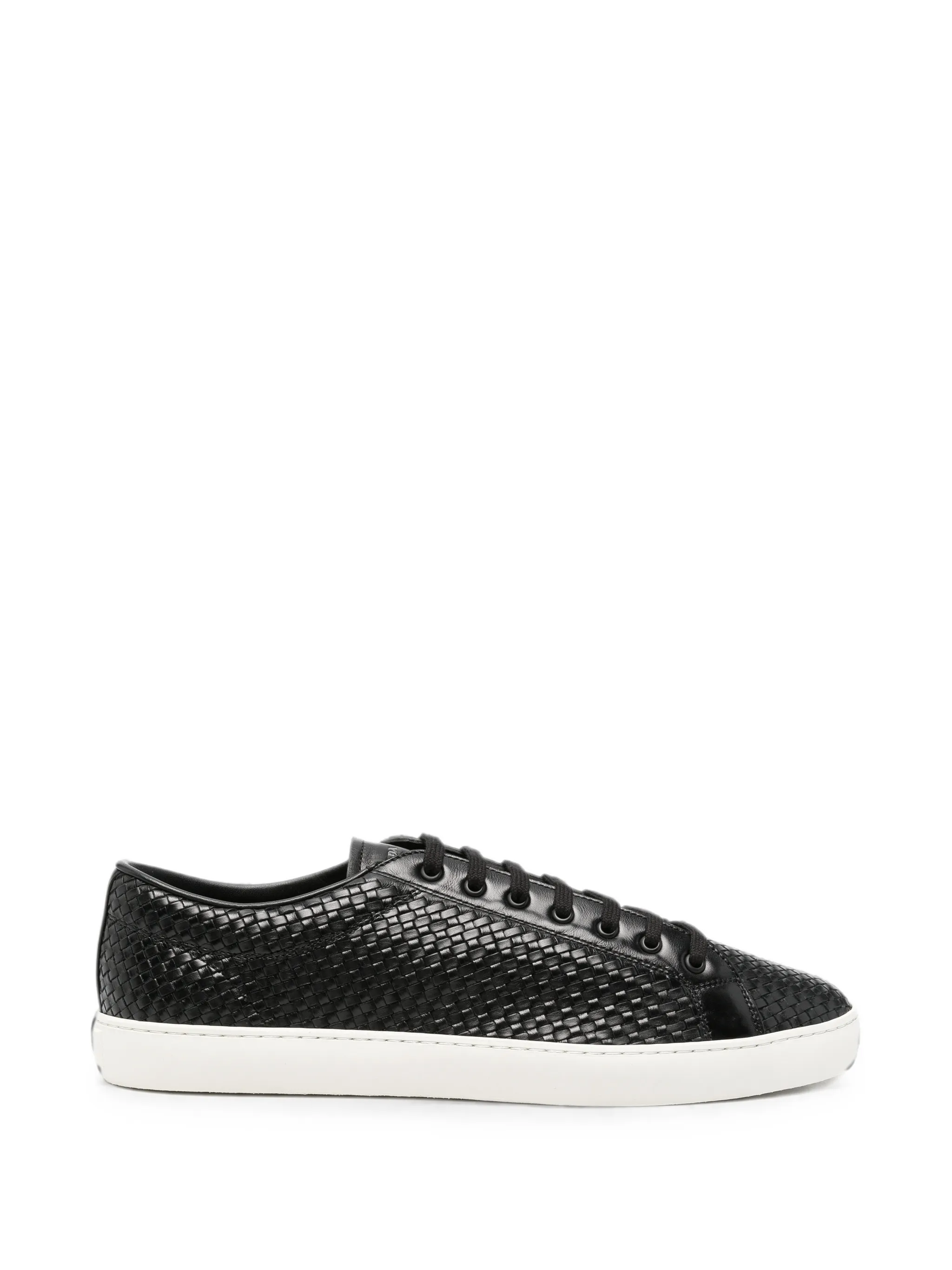Intreccio woven lace-up sneakers