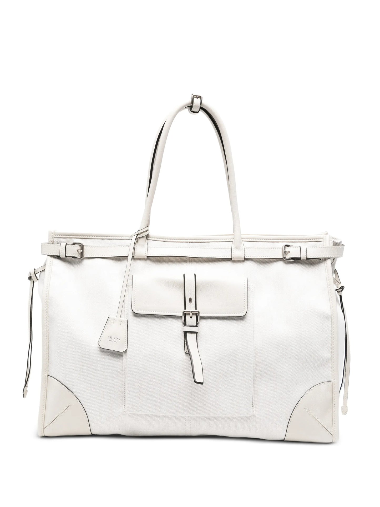 buckle-detail tote bag