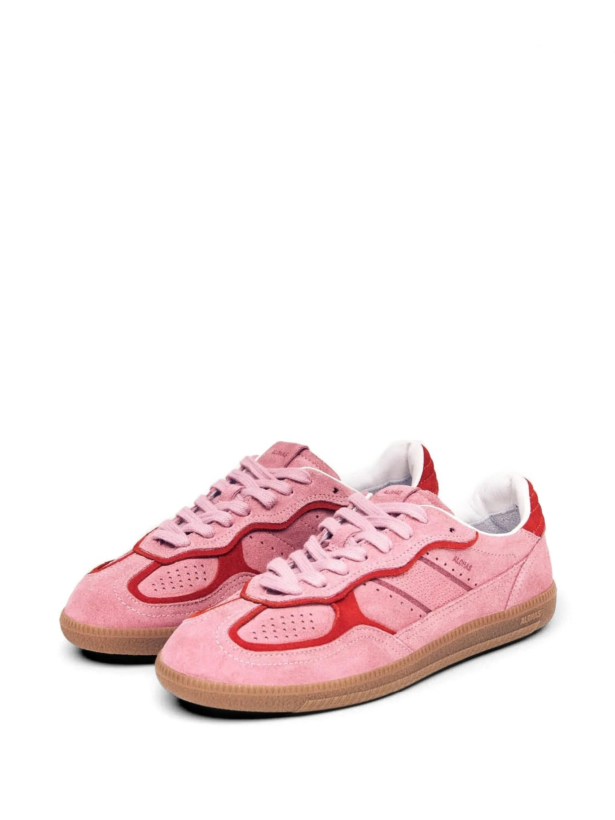 low-top contrast sneakers