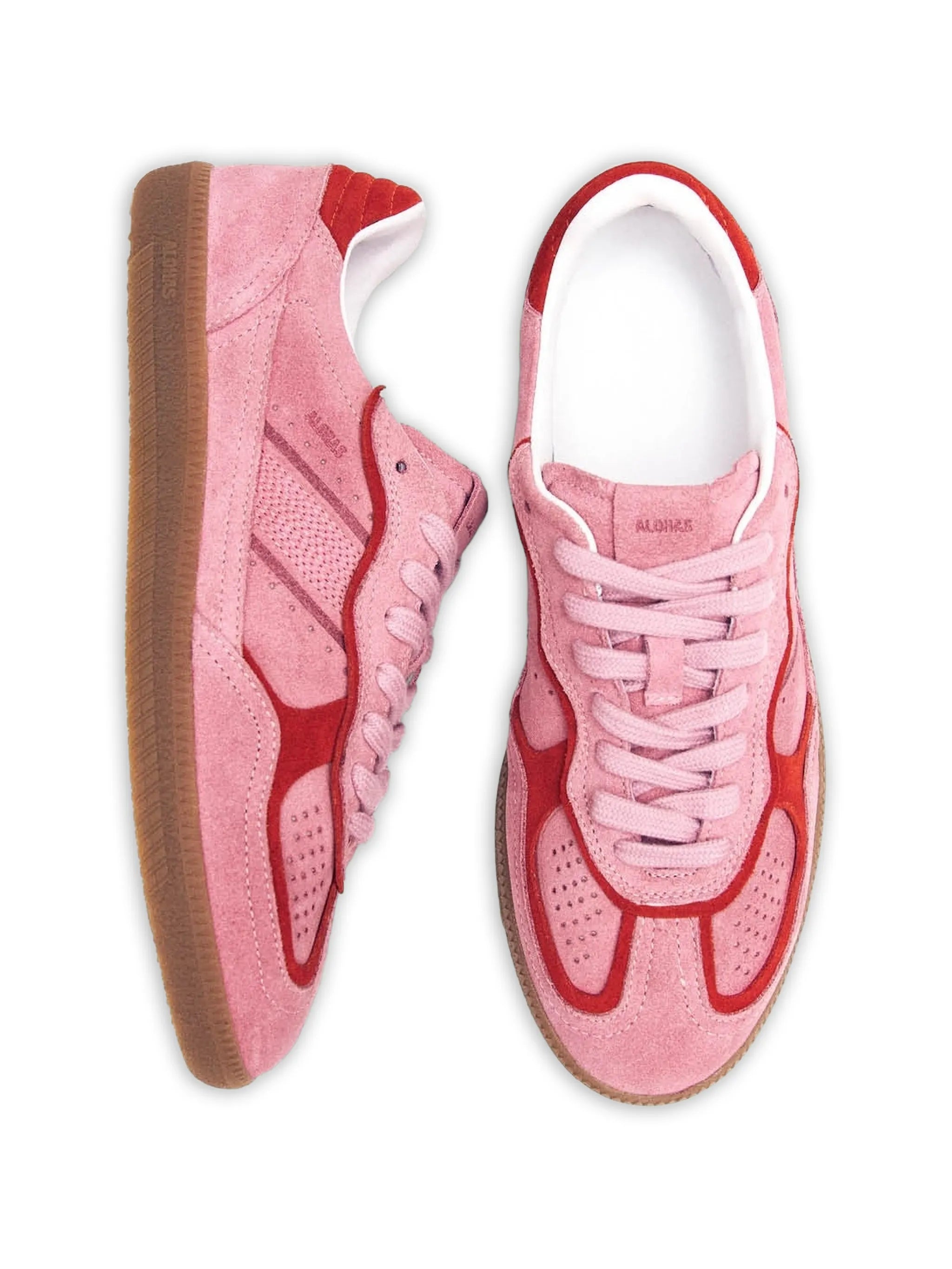 low-top contrast sneakers