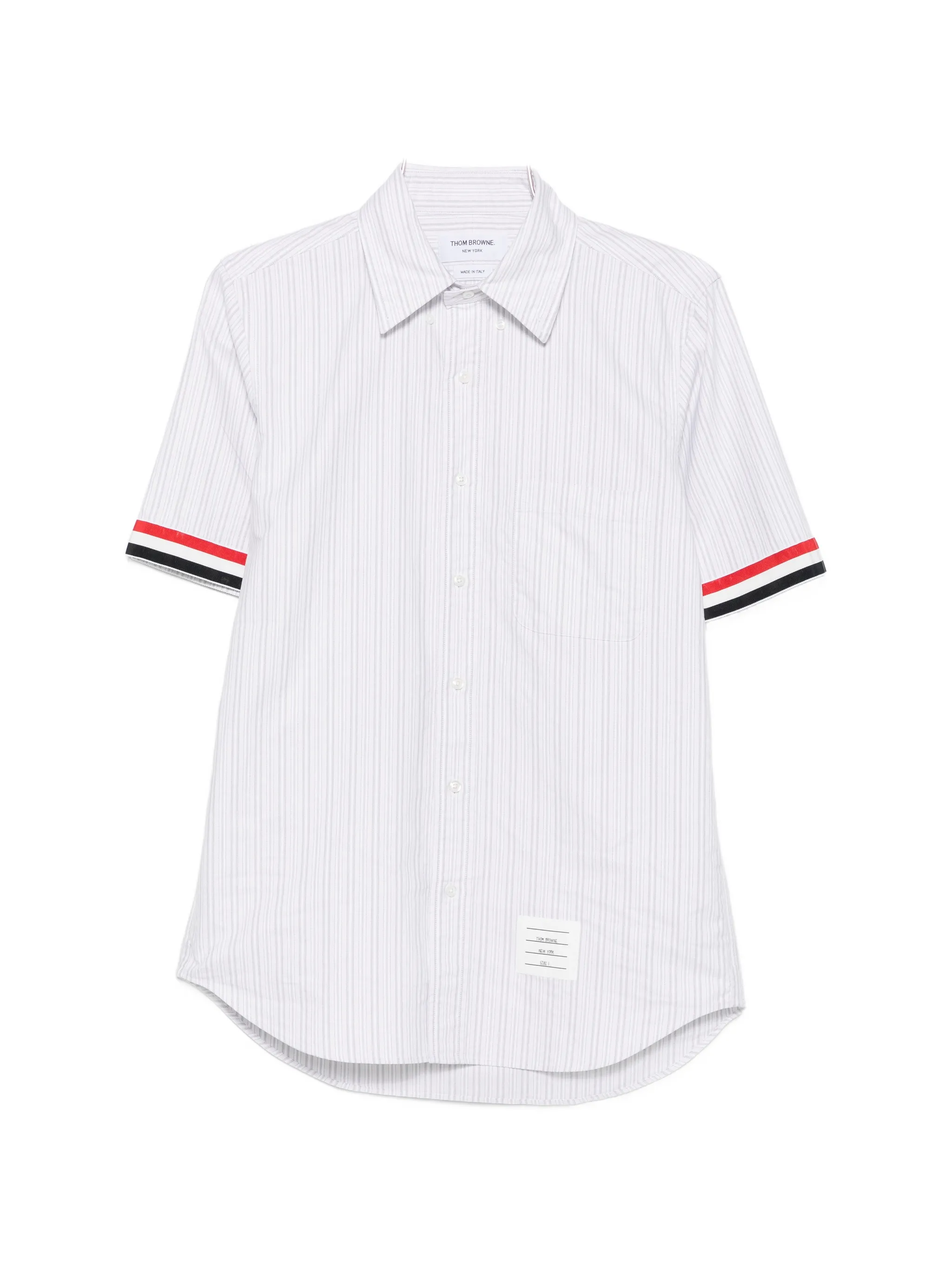 striped short-sleeve shirt