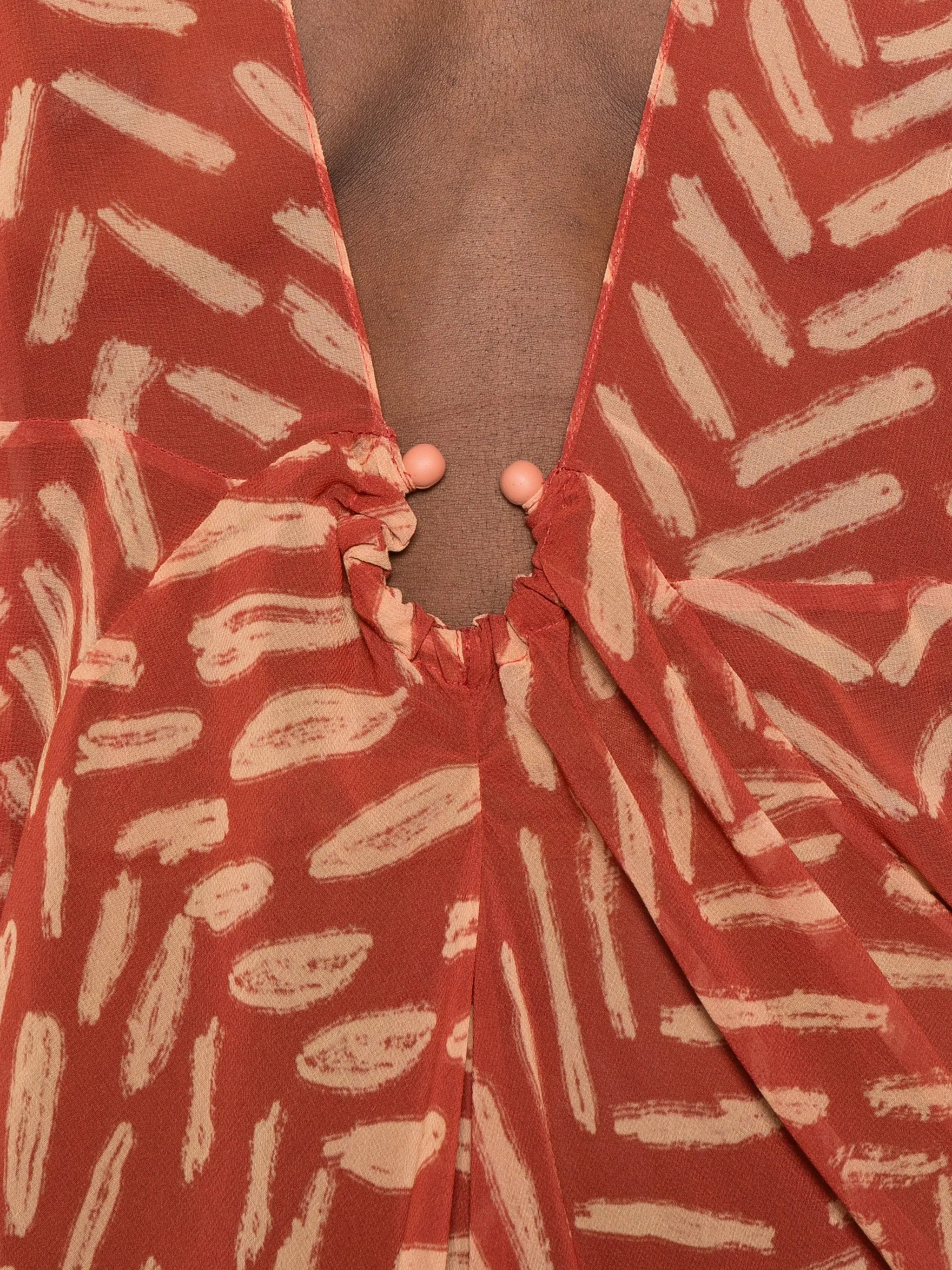 Sensory Tapestry tunic maxi dress