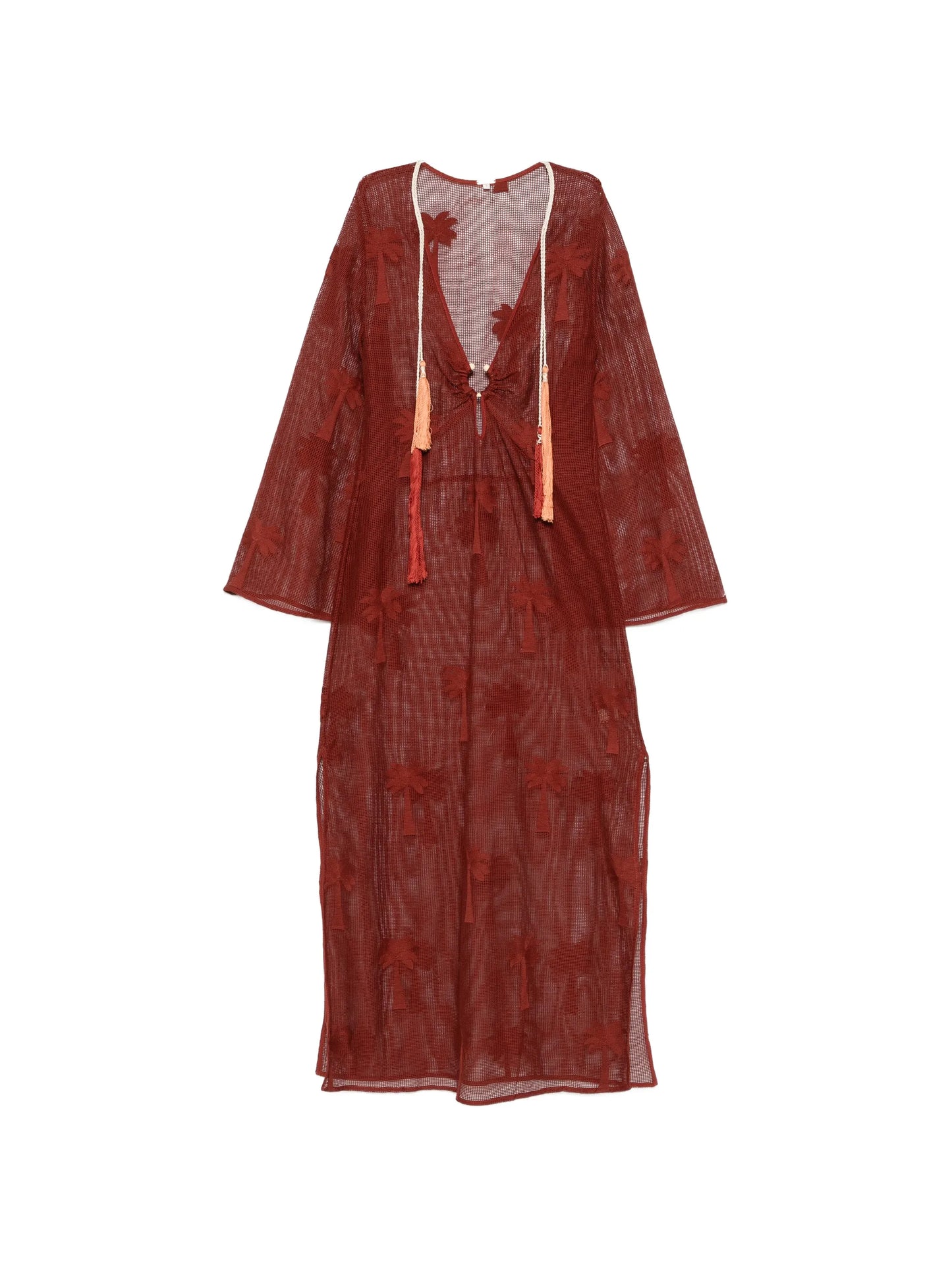 Palm Veil tunic dress