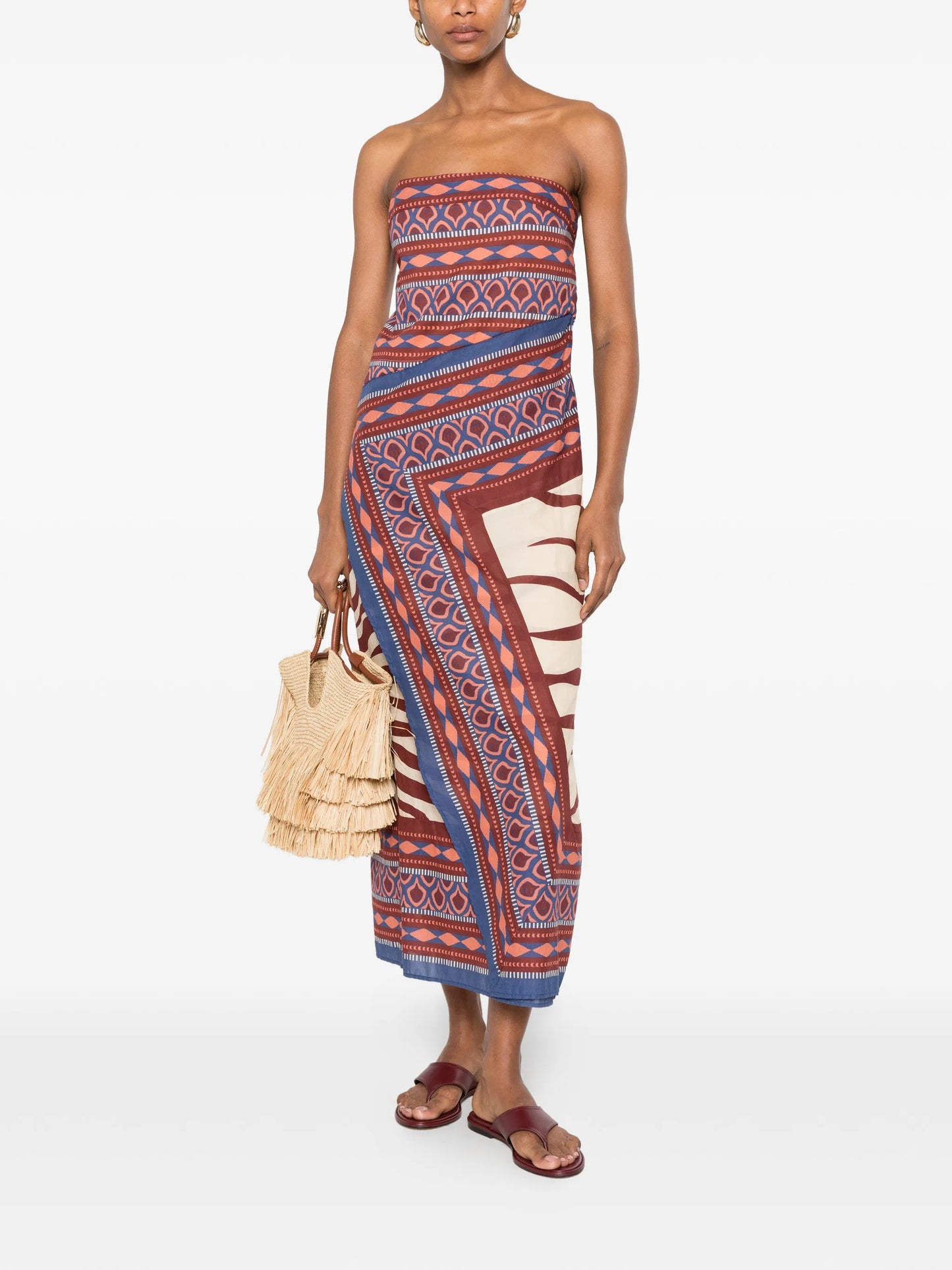 Paraiso Agreste strapless dress