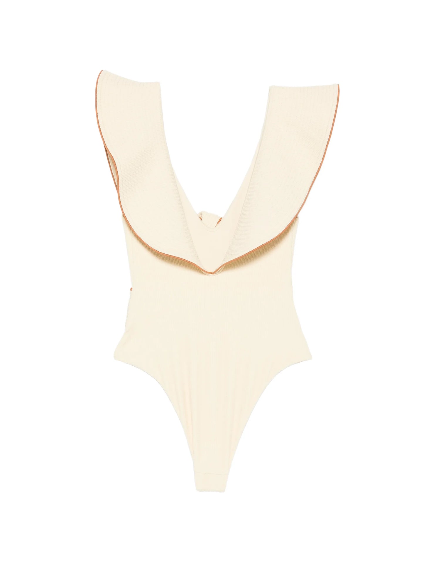 Beaches crinkle ruffled-detail swimsuit