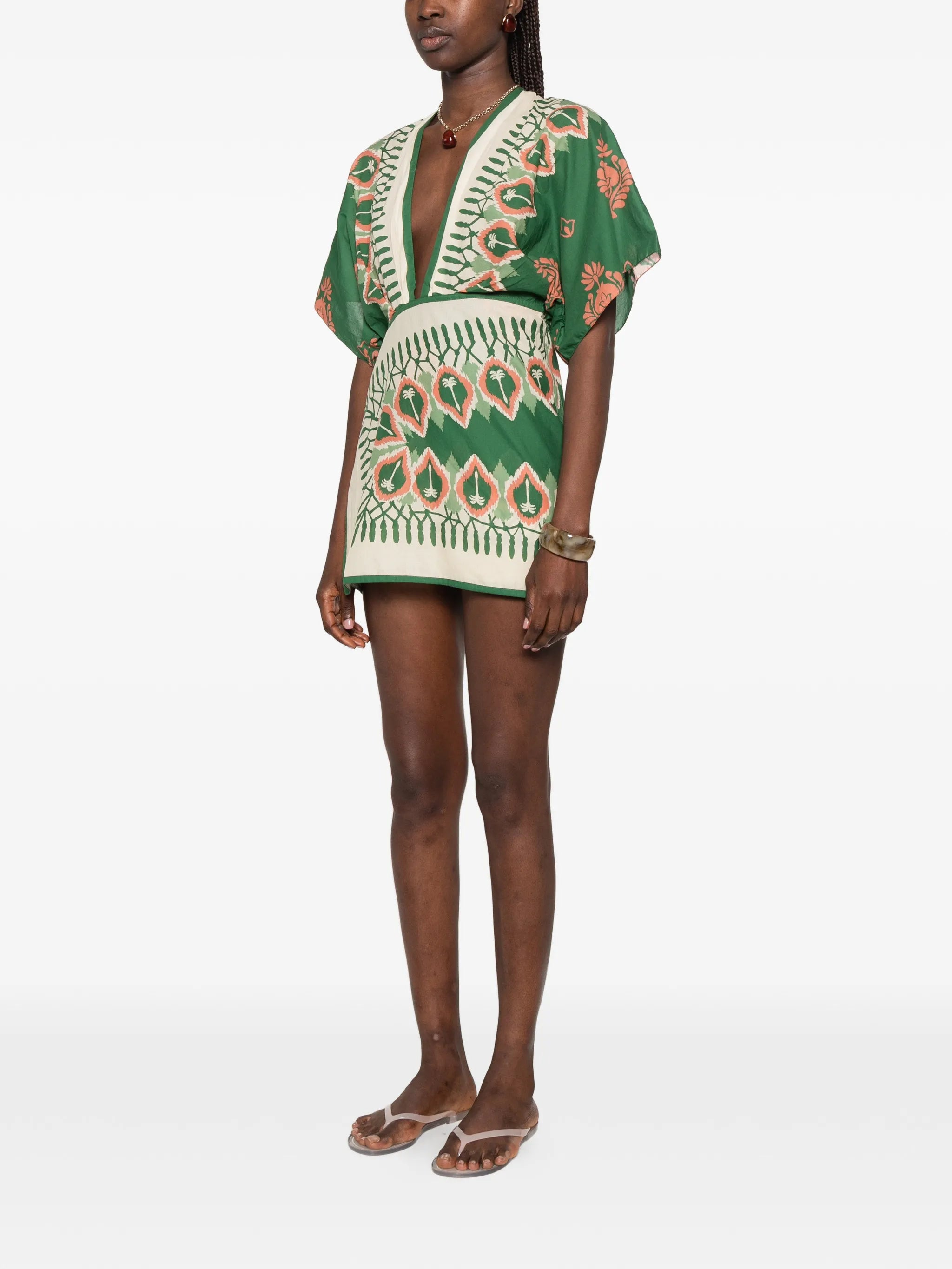 Inundada De Color printed mini dress
