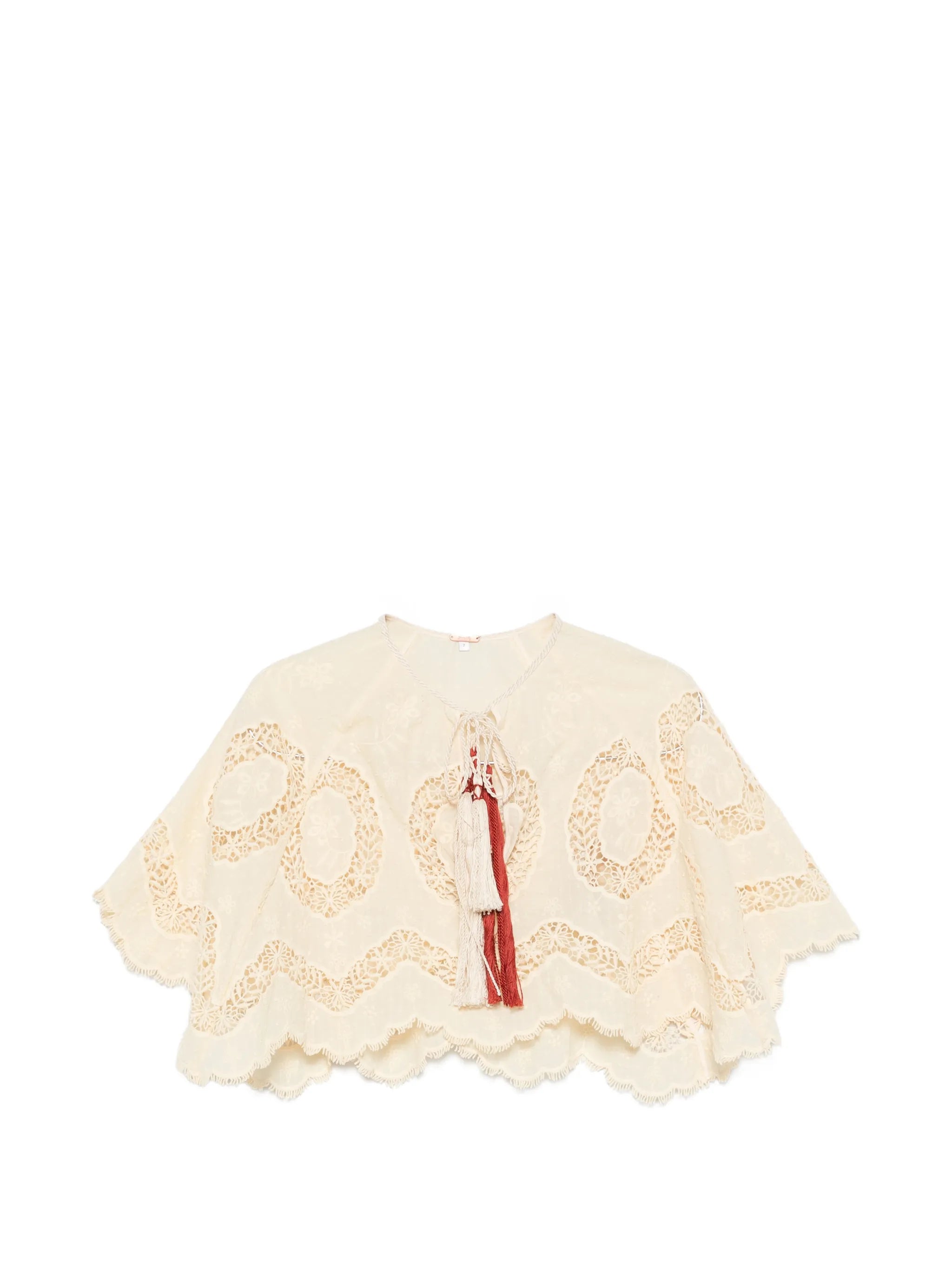 tassel-detail blouse