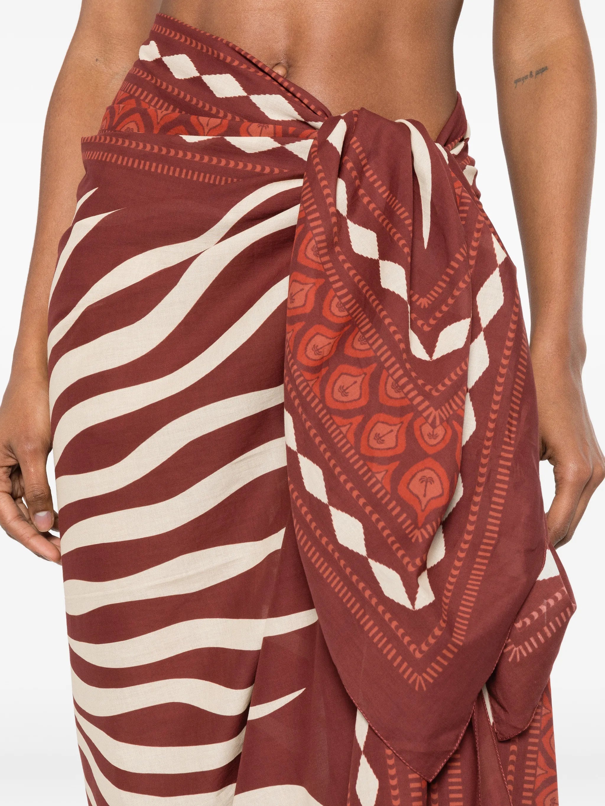 Golden Horizon pareo skirt