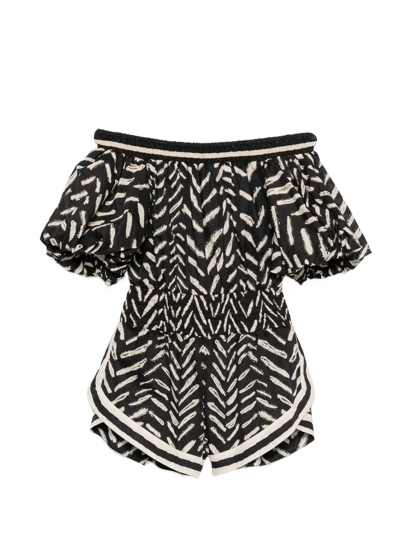 geometric-pattern jumpsuit